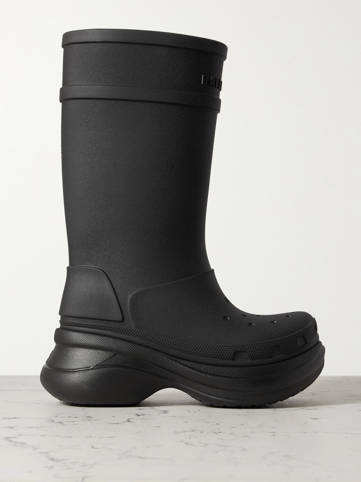 Balenciaga + Crocs Eva Rain Boots In Black