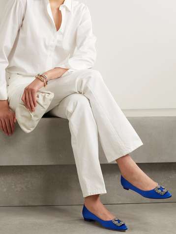Flat Shoes | Manolo Blahnik | NET-A-PORTER