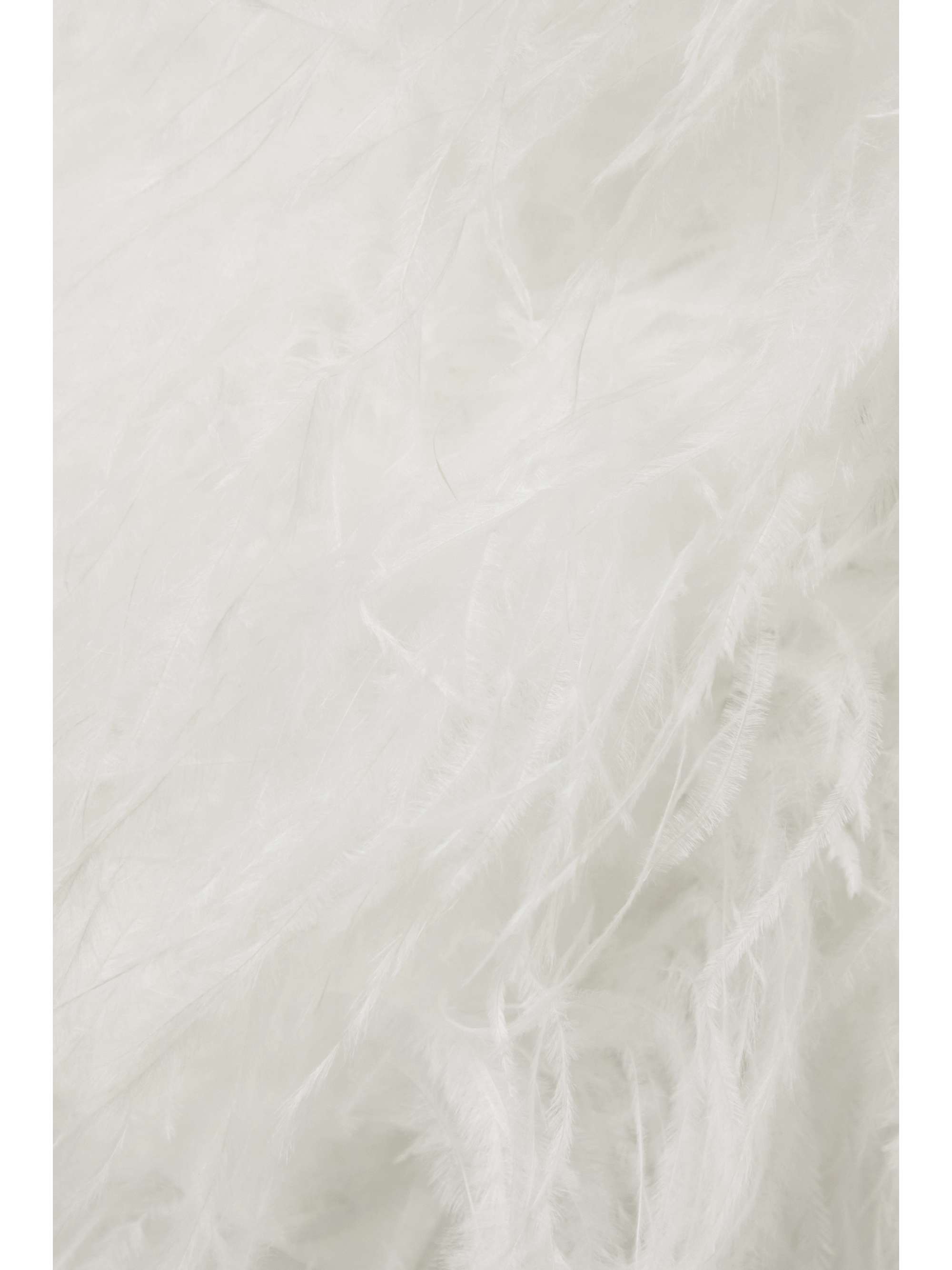 HUISHAN ZHANG Reign feather-trimmed crepe mini dress