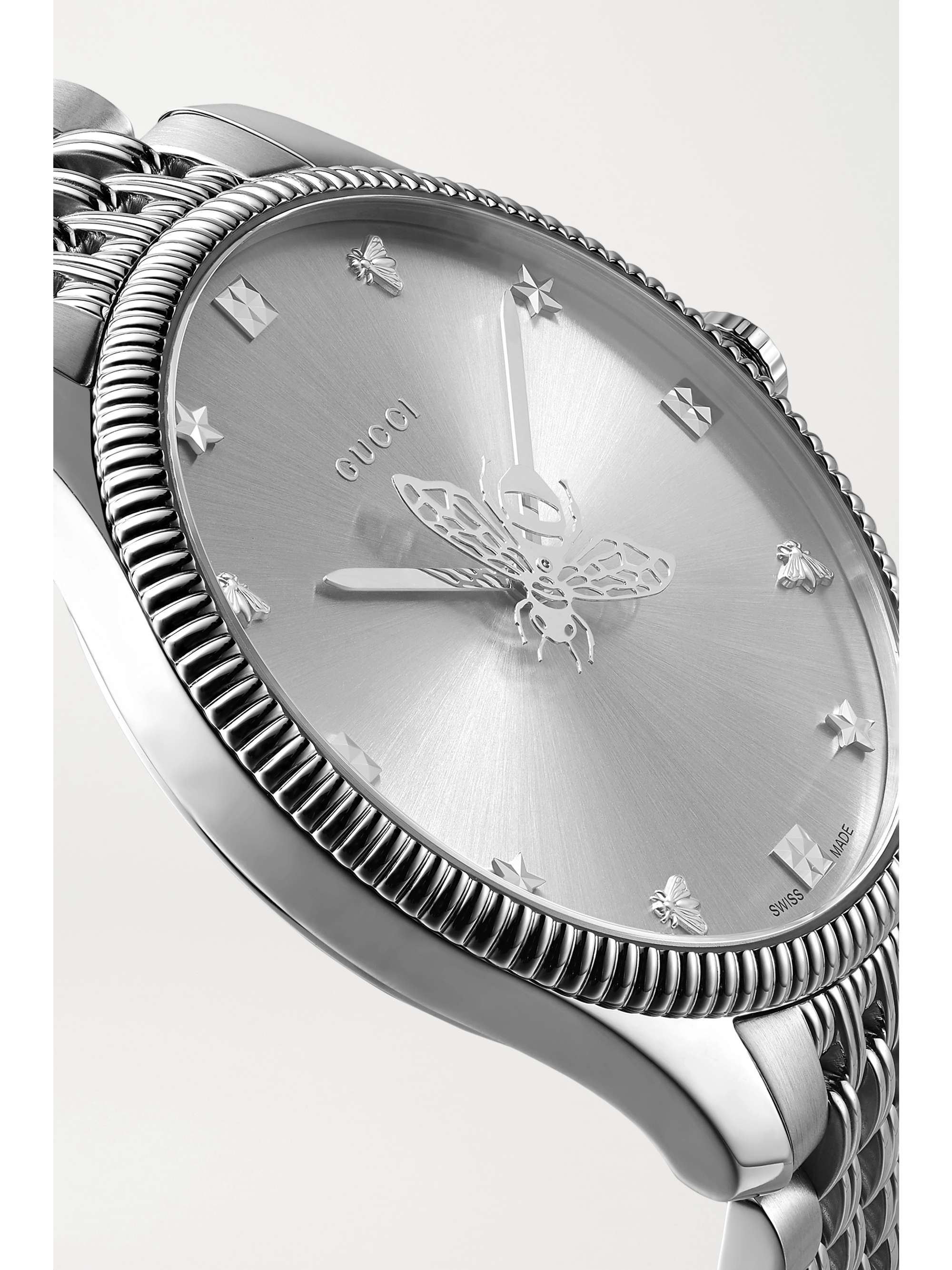 G-Timeless 36mm stainless steel watch