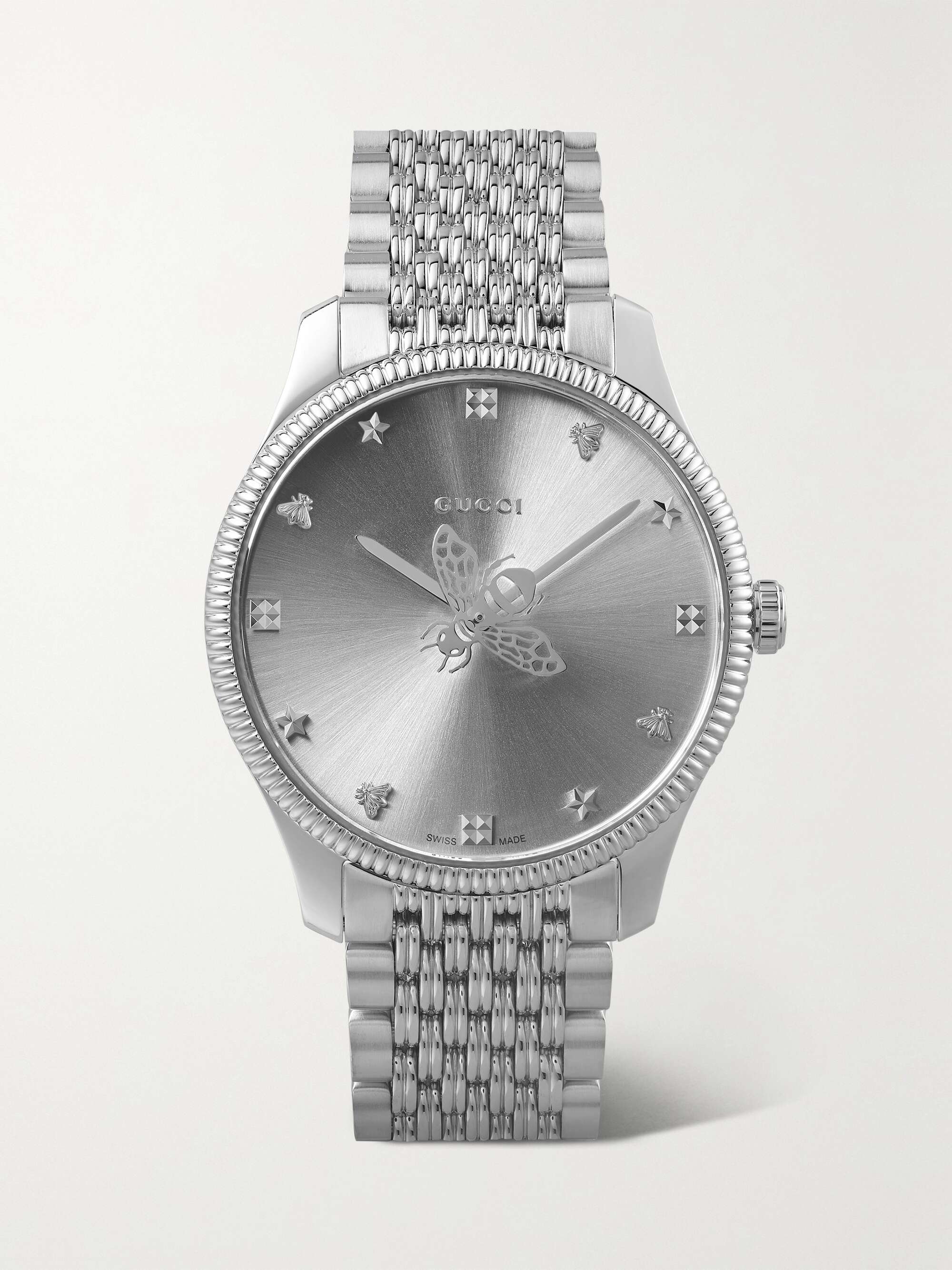G-Timeless 36mm stainless steel watch