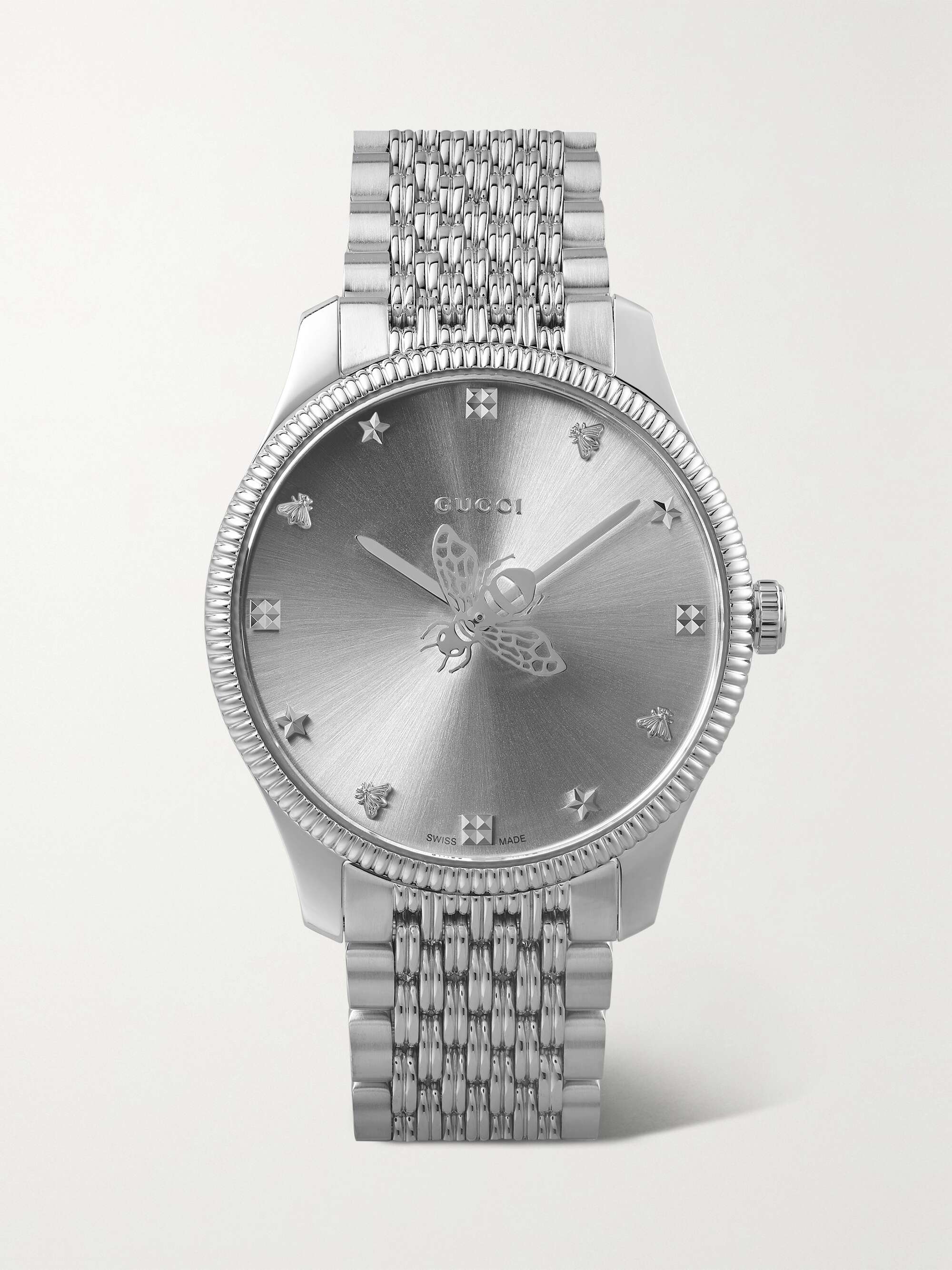 Steel with Silver Dial / 36mm - Tyche Watches