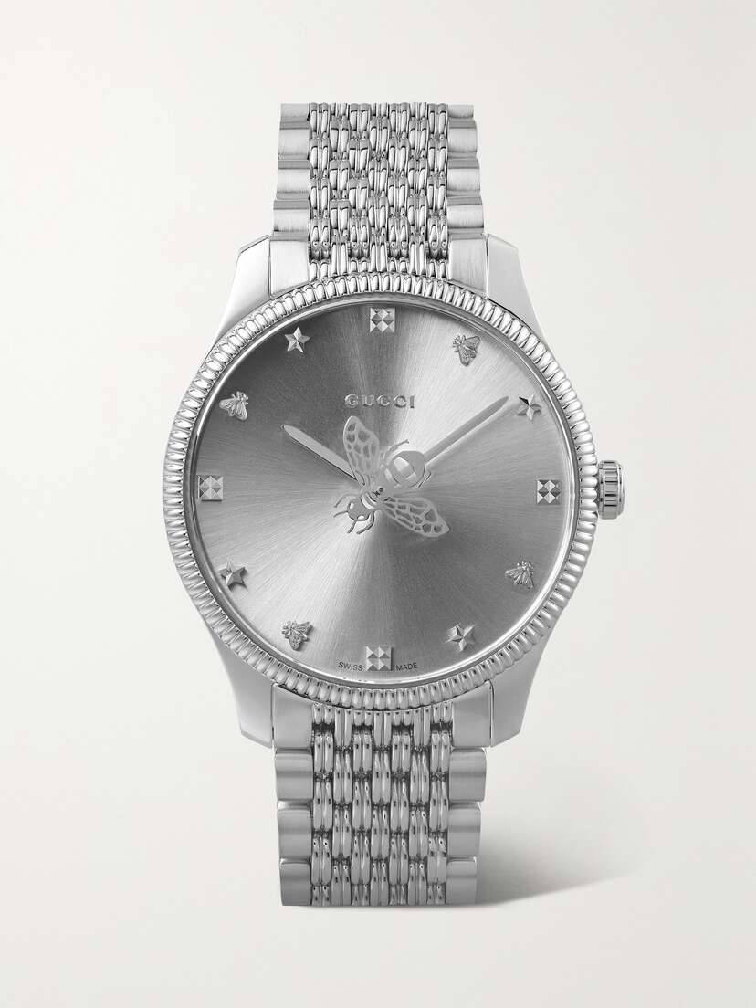 Gucci G-timeless 36mm Stainless Steel Watch