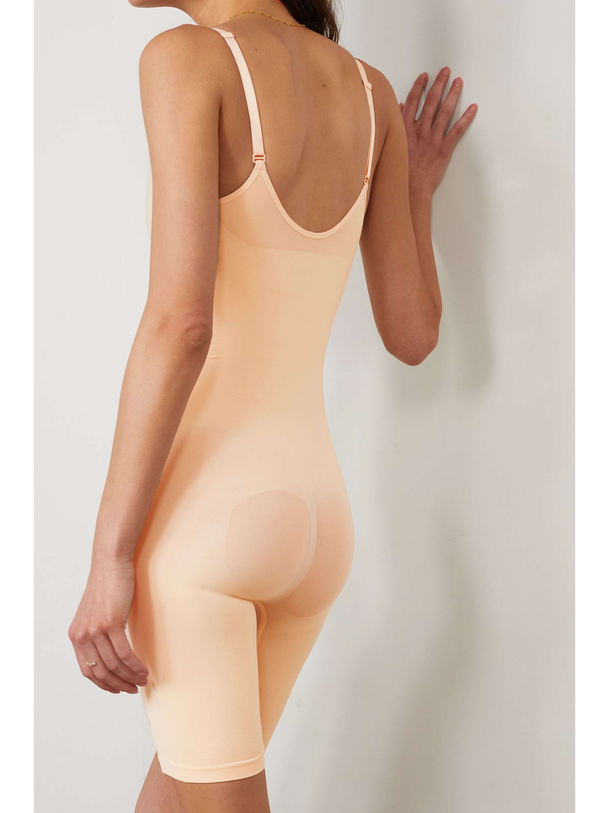 SKIMS Seamless Sculpt Low Back bodysuit - Onyx