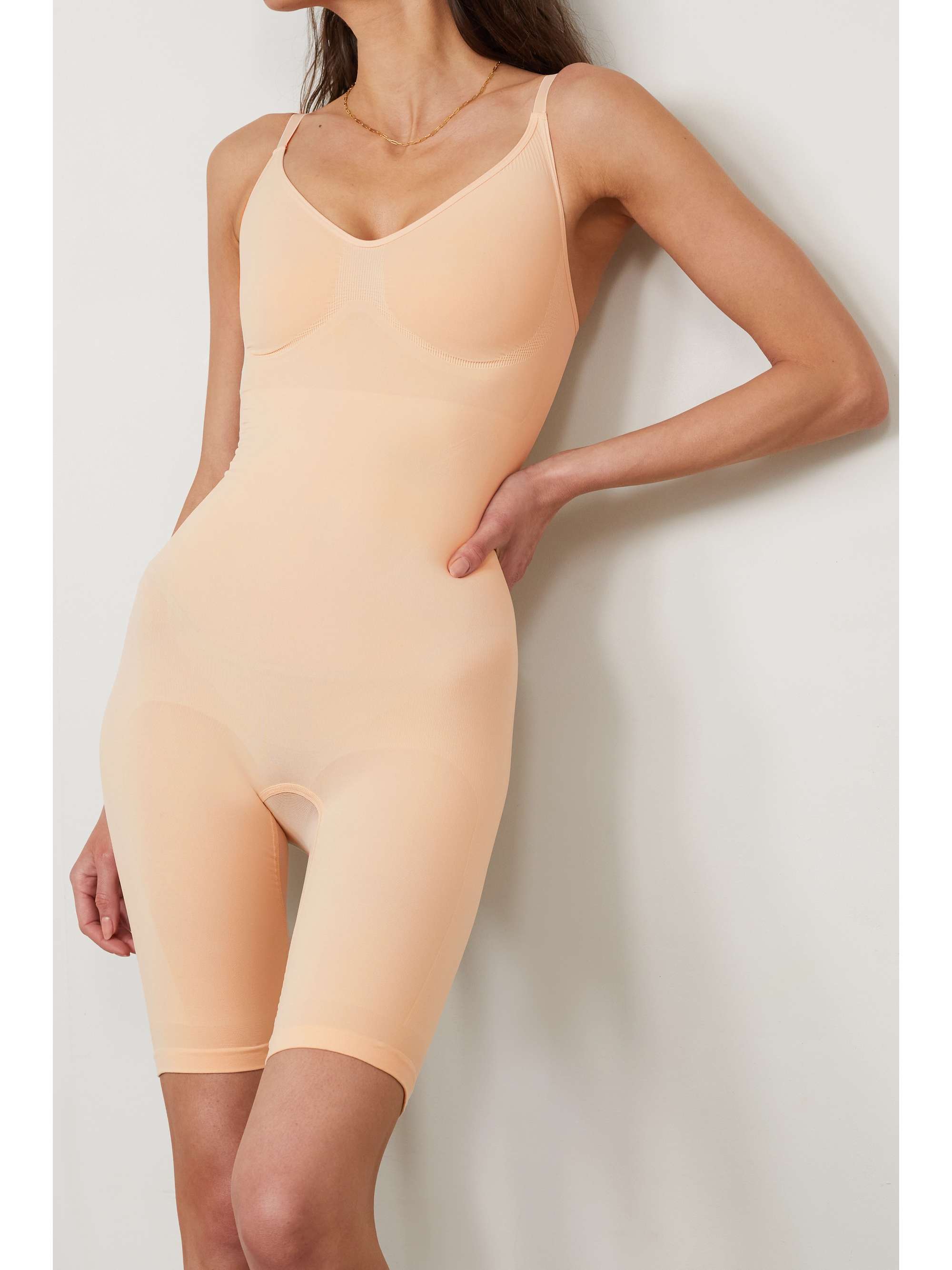 SKIMS Seamless Sculpt Low Back bodysuit - Onyx