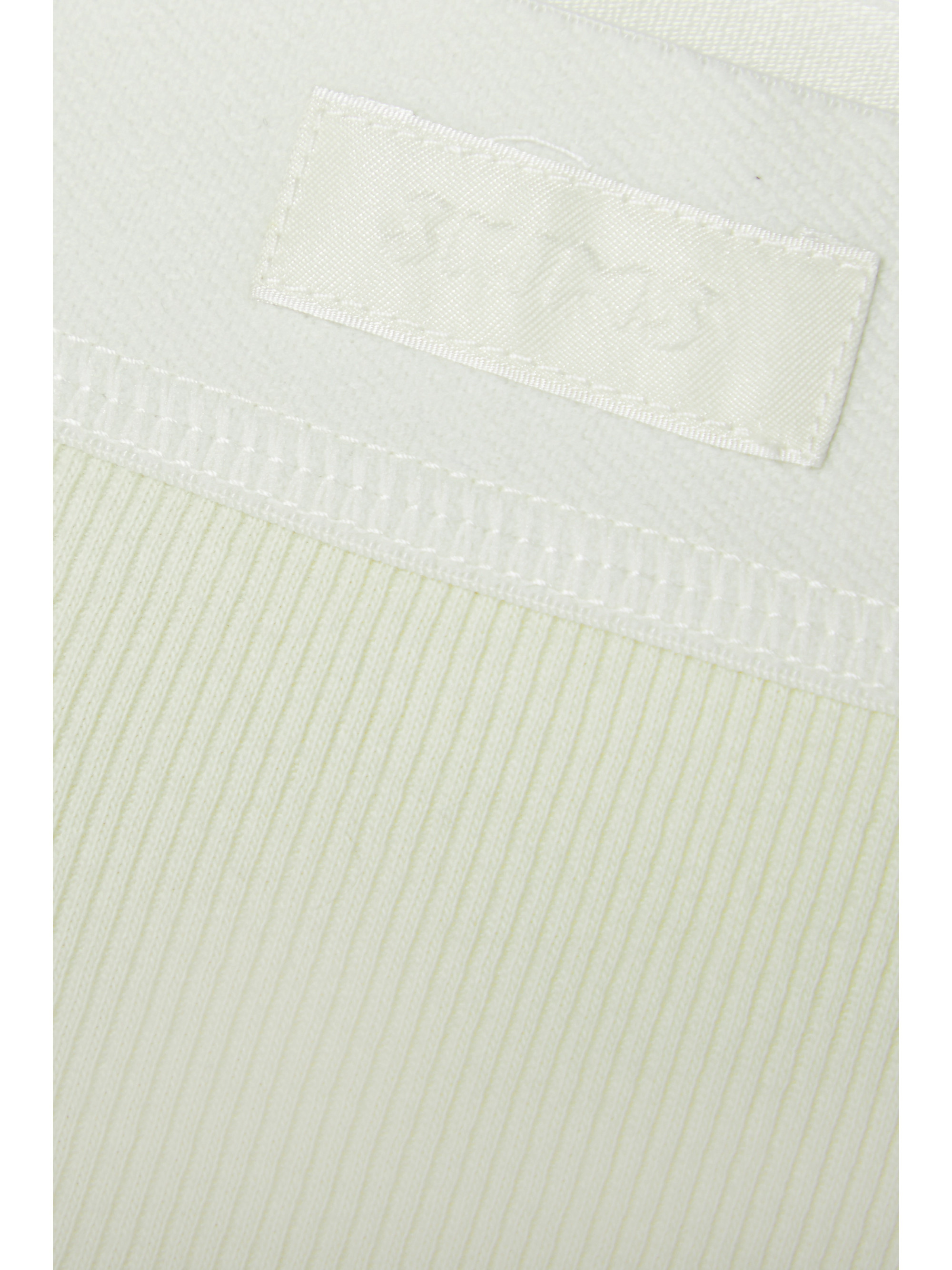 Skims Cotton Collection ribbed stretch-cotton jersey boxer shorts - Bone