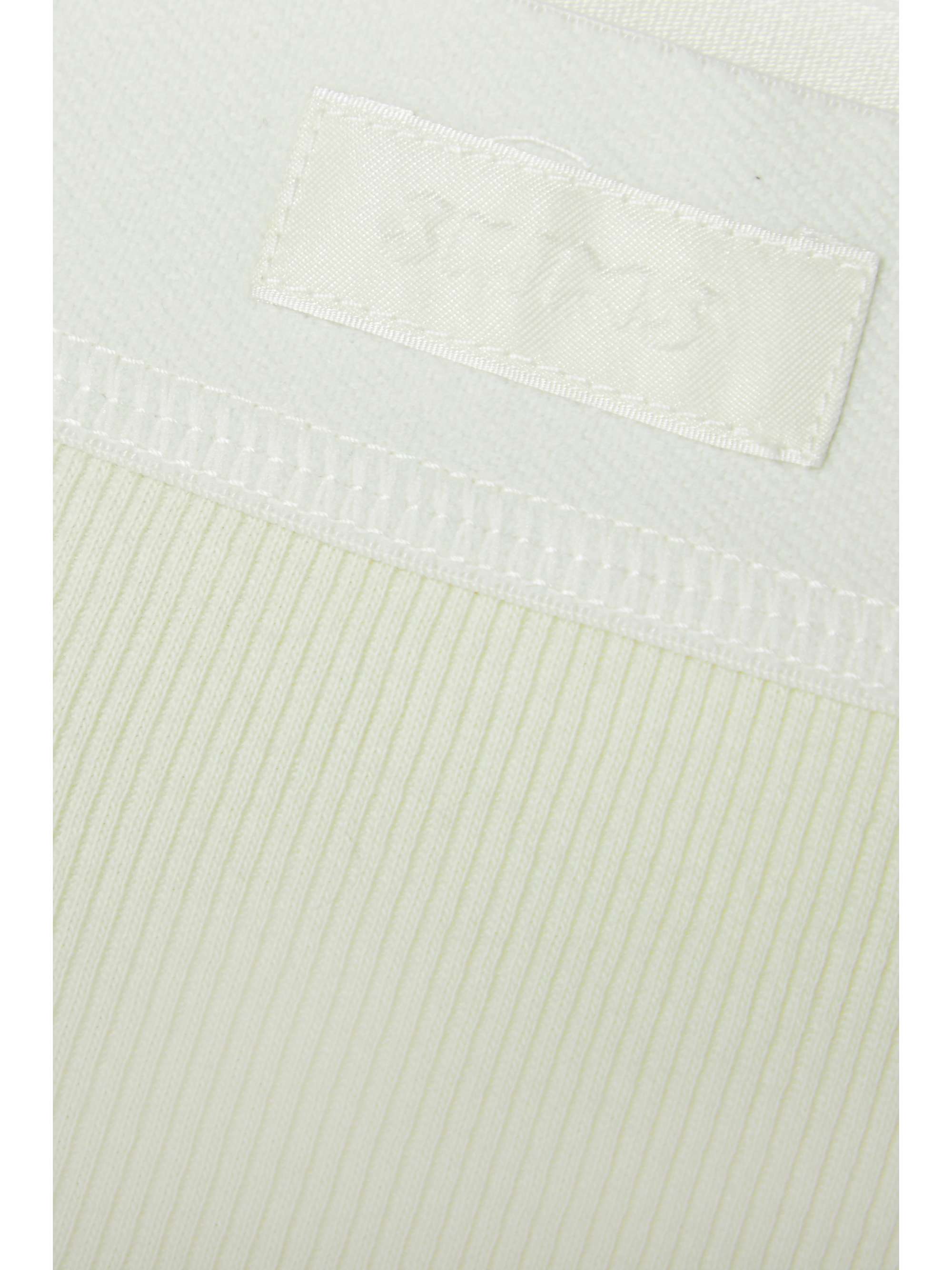 SKIMS Cotton Collection ribbed cotton-blend jersey boxer shorts - Bone