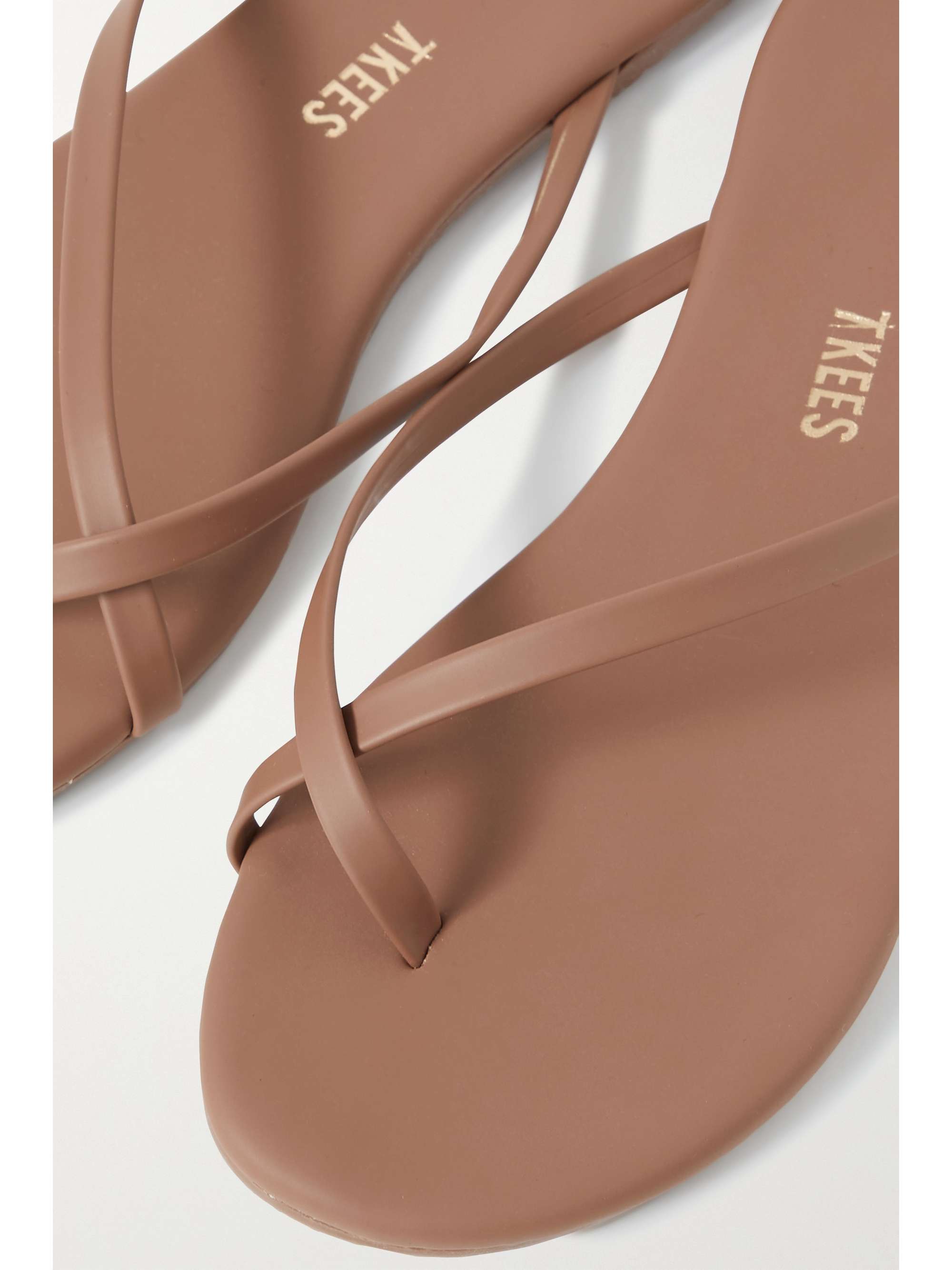 TKEES Liners matte-leather flip flops