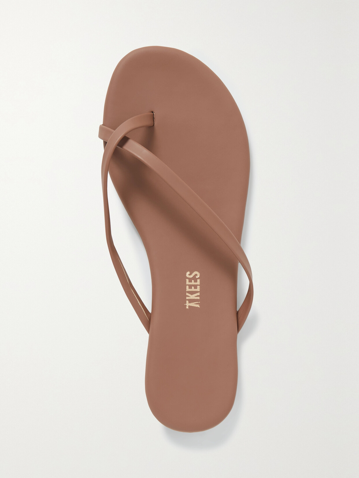 Tkees Riley Matte Vegan Leather Flip Flops In Brown | ModeSens