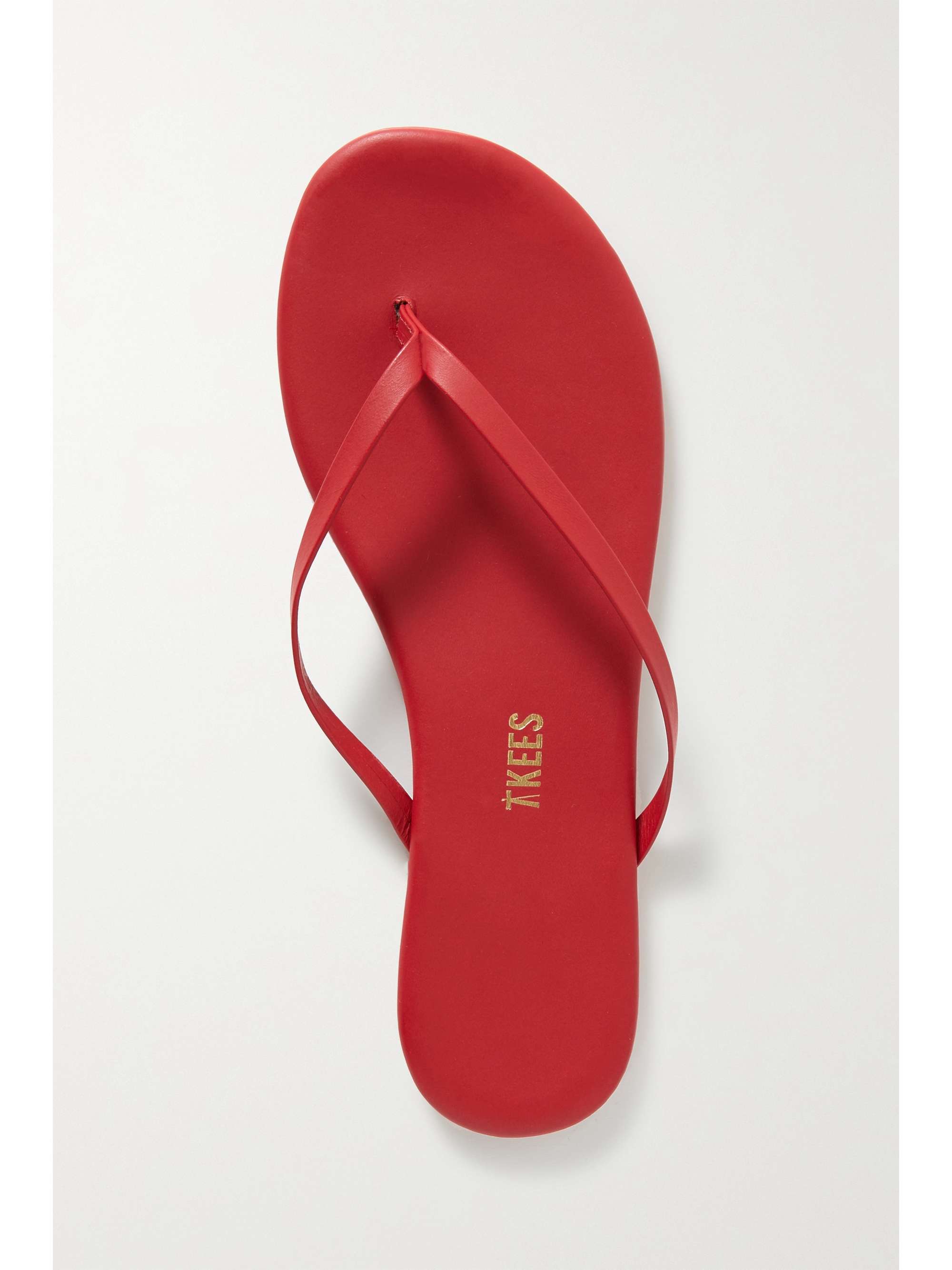 TKEES Solids leather flip flops