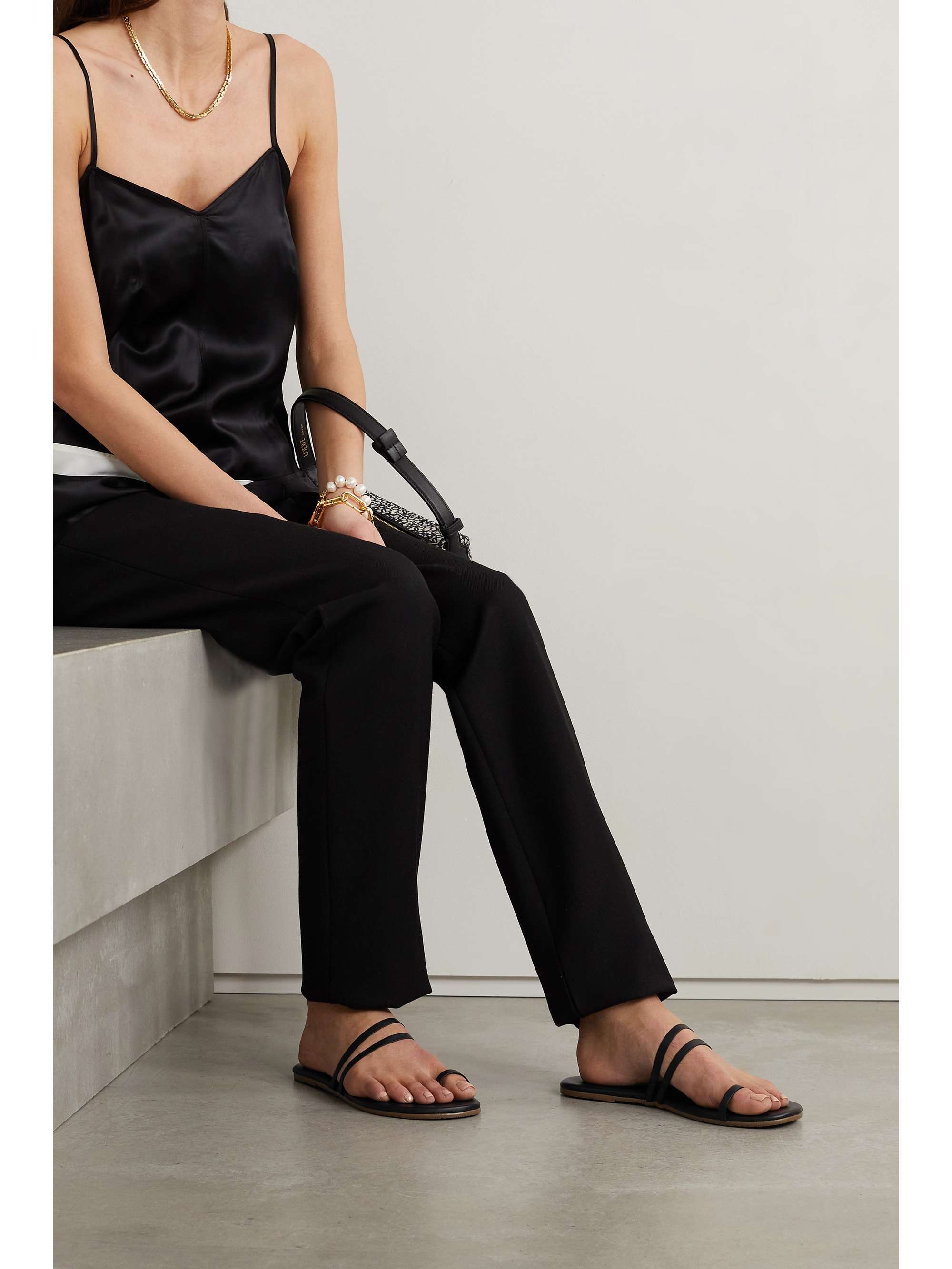TKEES Leah leather sandals