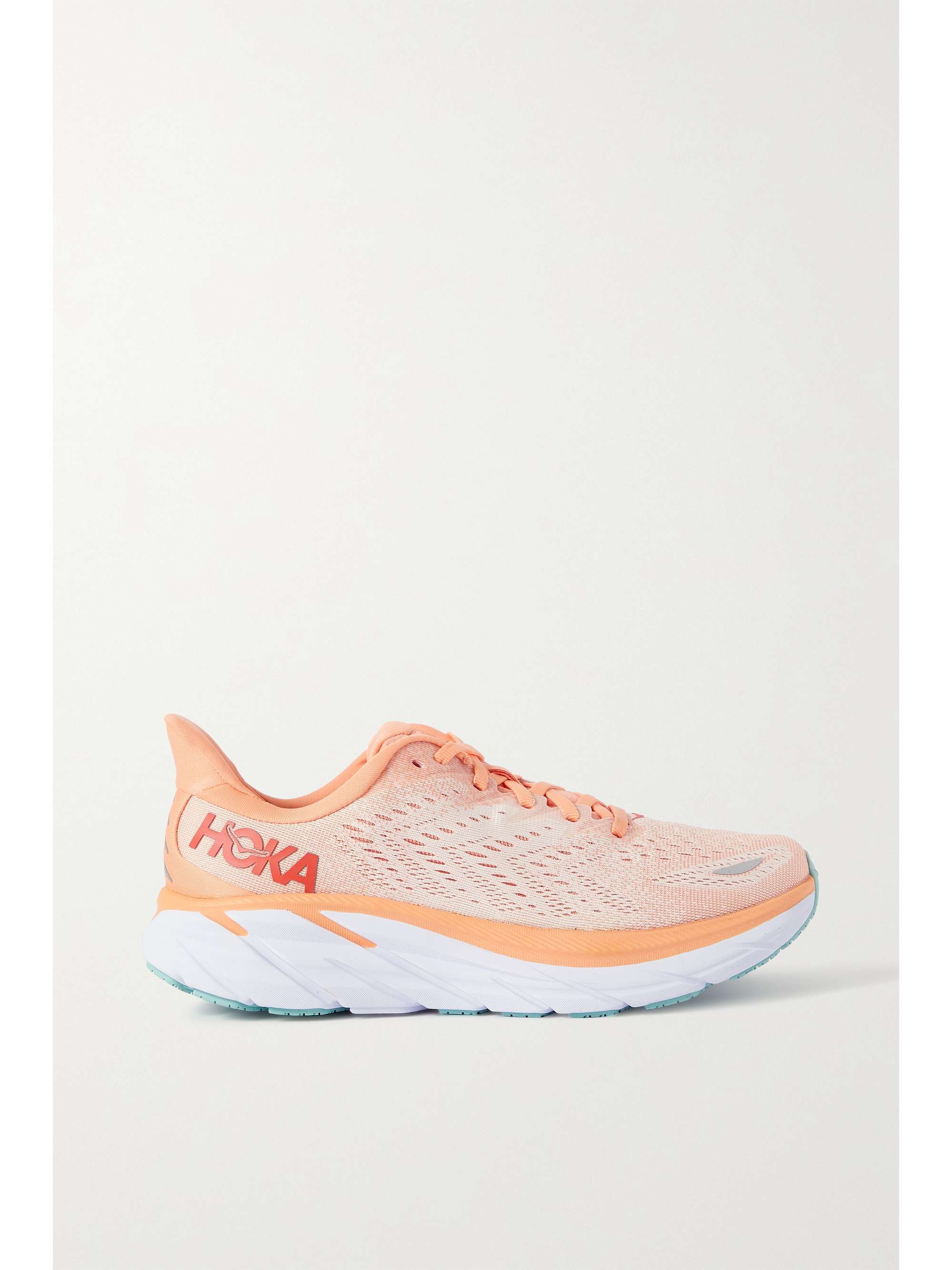 peach sneakers