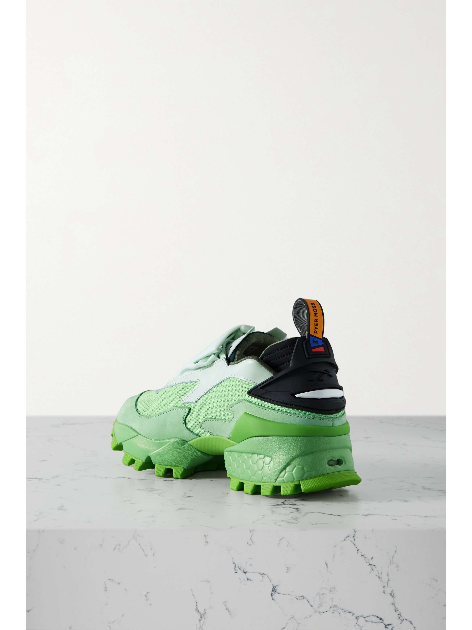 Pyer Moss Trail Fury mesh, suede 
