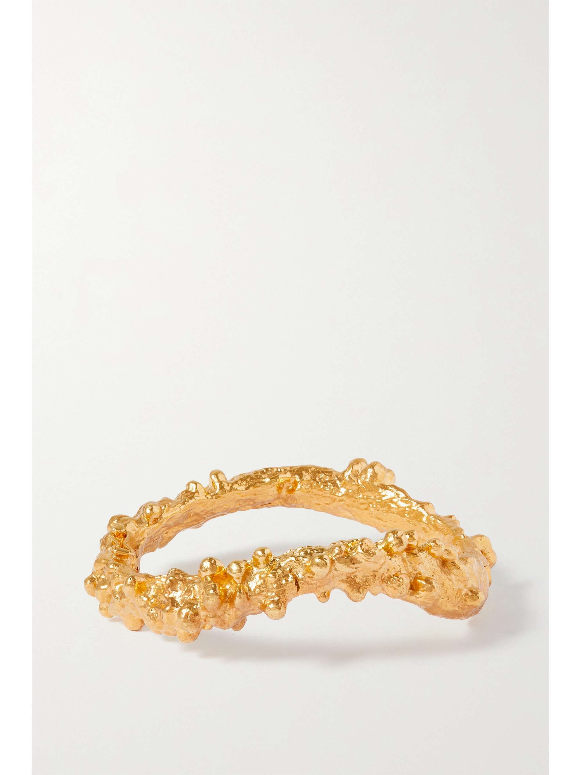 ALIGHIERI The Inferno Unlocked gold-plated bangle