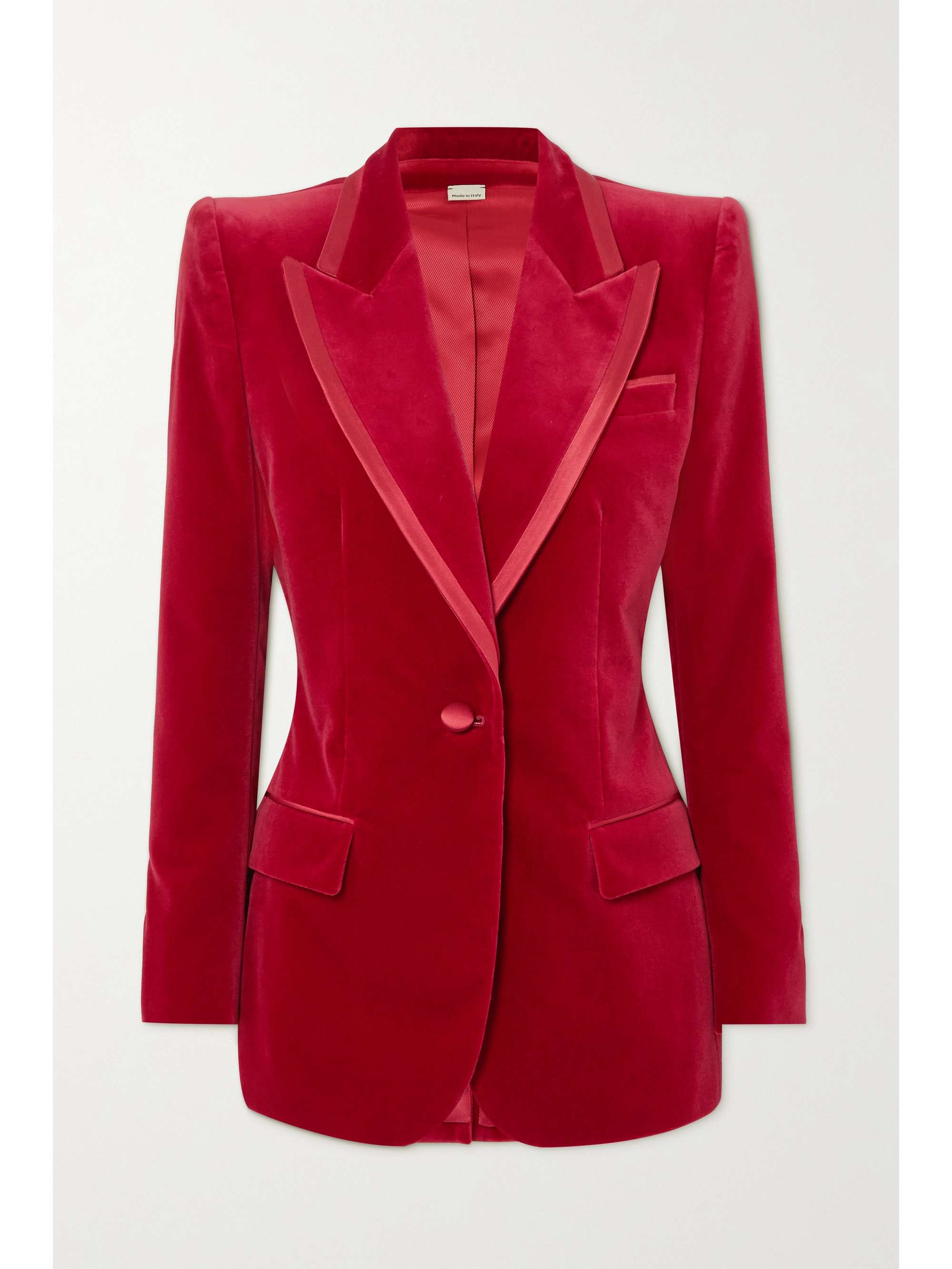 red gucci blazer