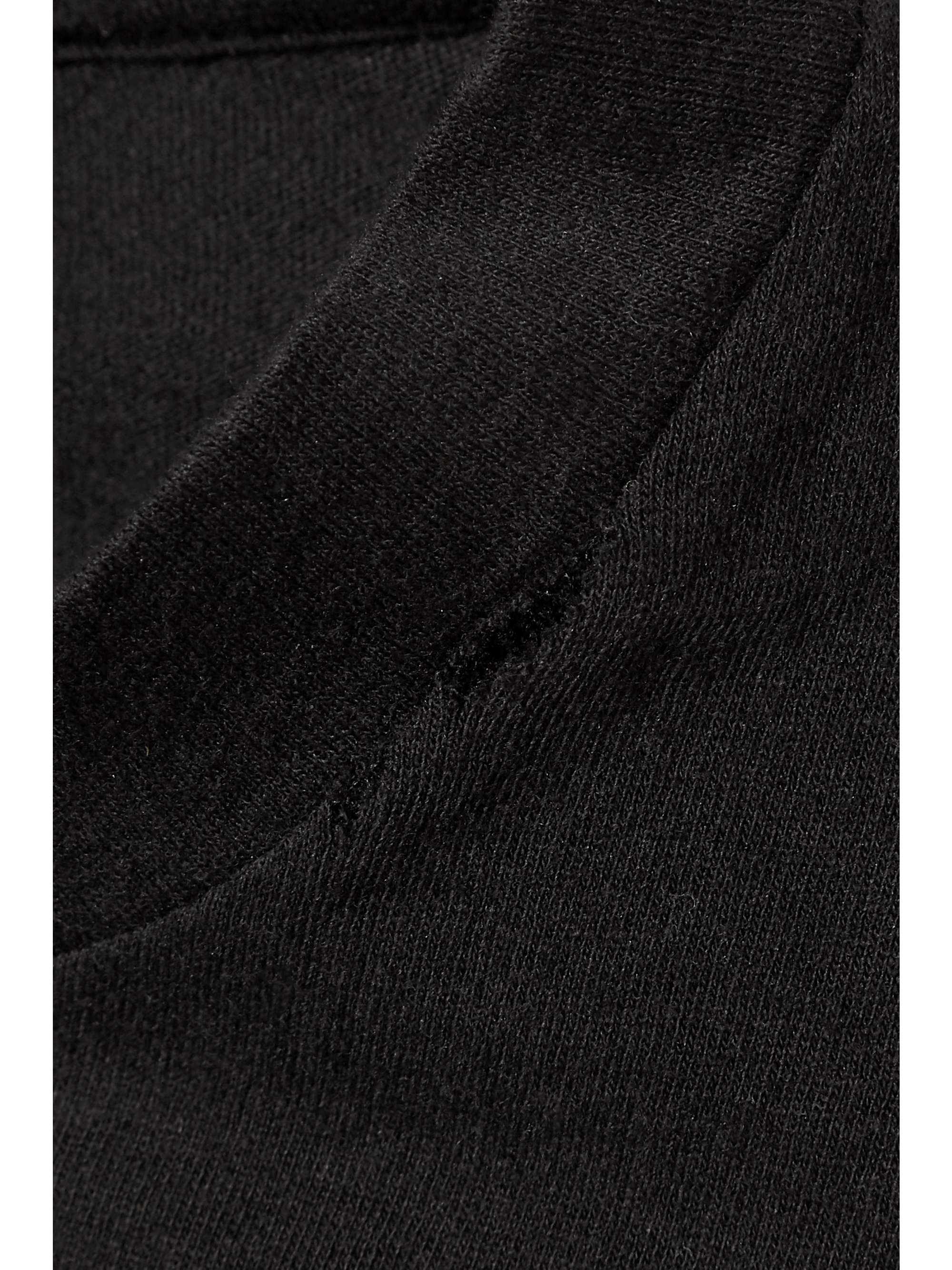 GUCCI Oversized appliquéd printed cotton-jersey T-shirt
