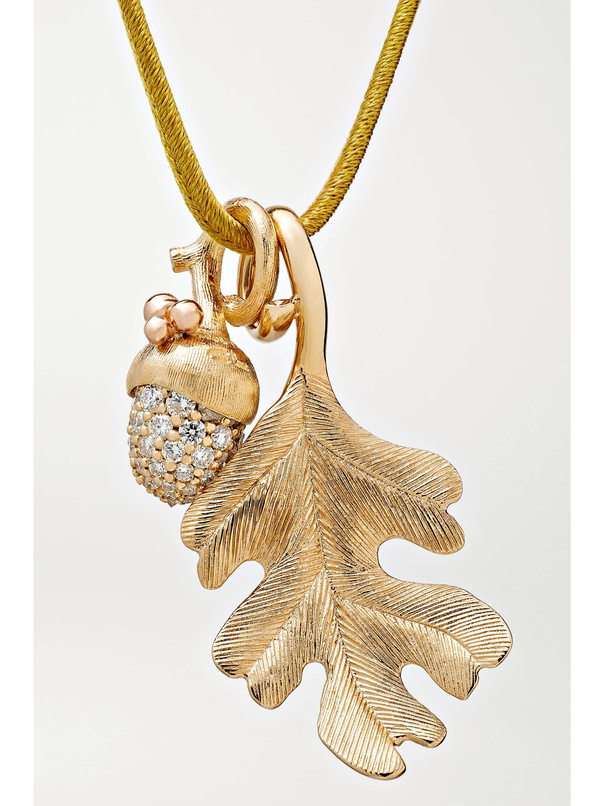 OLE LYNGGAARD COPENHAGEN Forest 18-karat gold diamond necklace