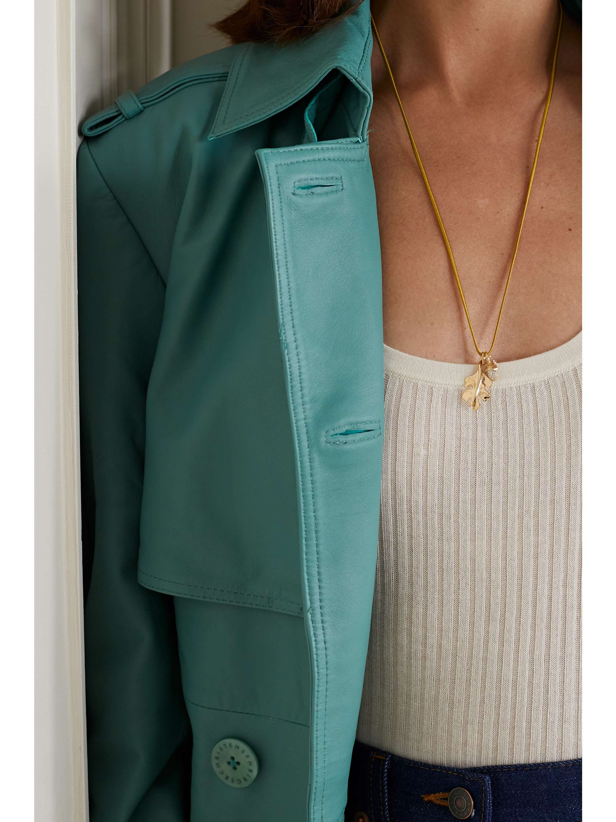 OLE LYNGGAARD COPENHAGEN Forest 18-karat gold diamond necklace