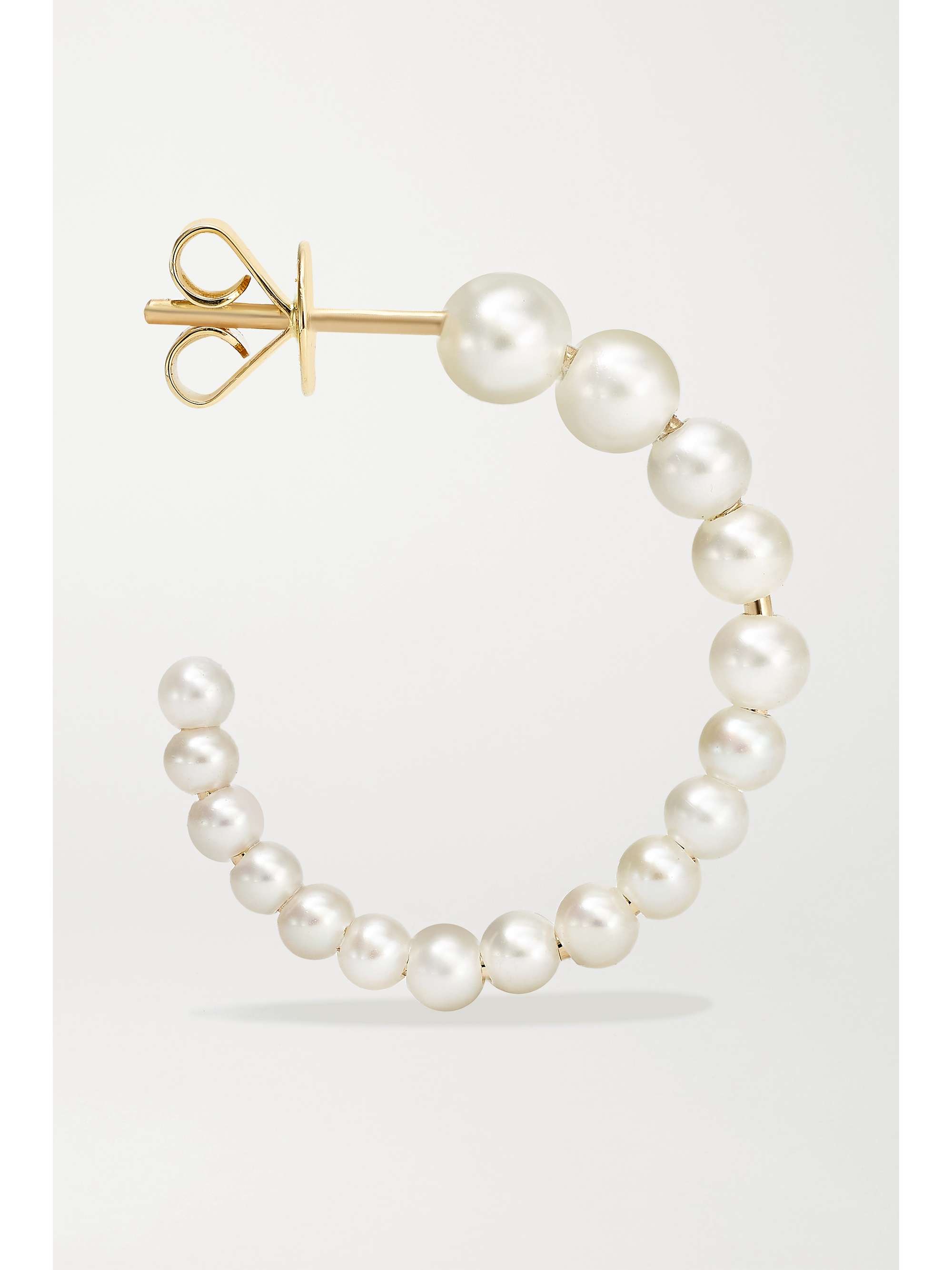 SOPHIE BILLE BRAHE Boucle Marco 14K 黄金珍珠耳环