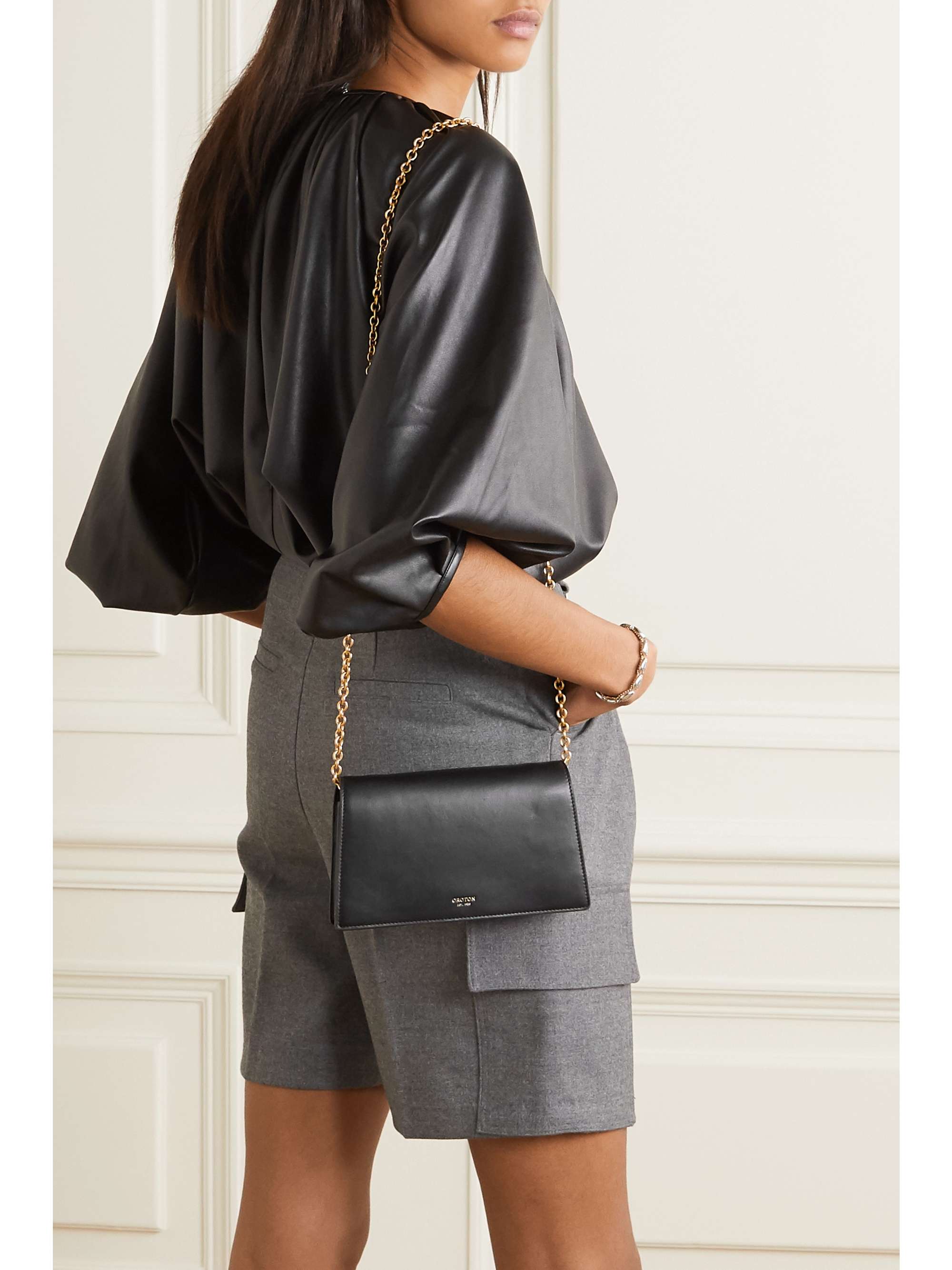OROTON Hazel leather shoulder bag