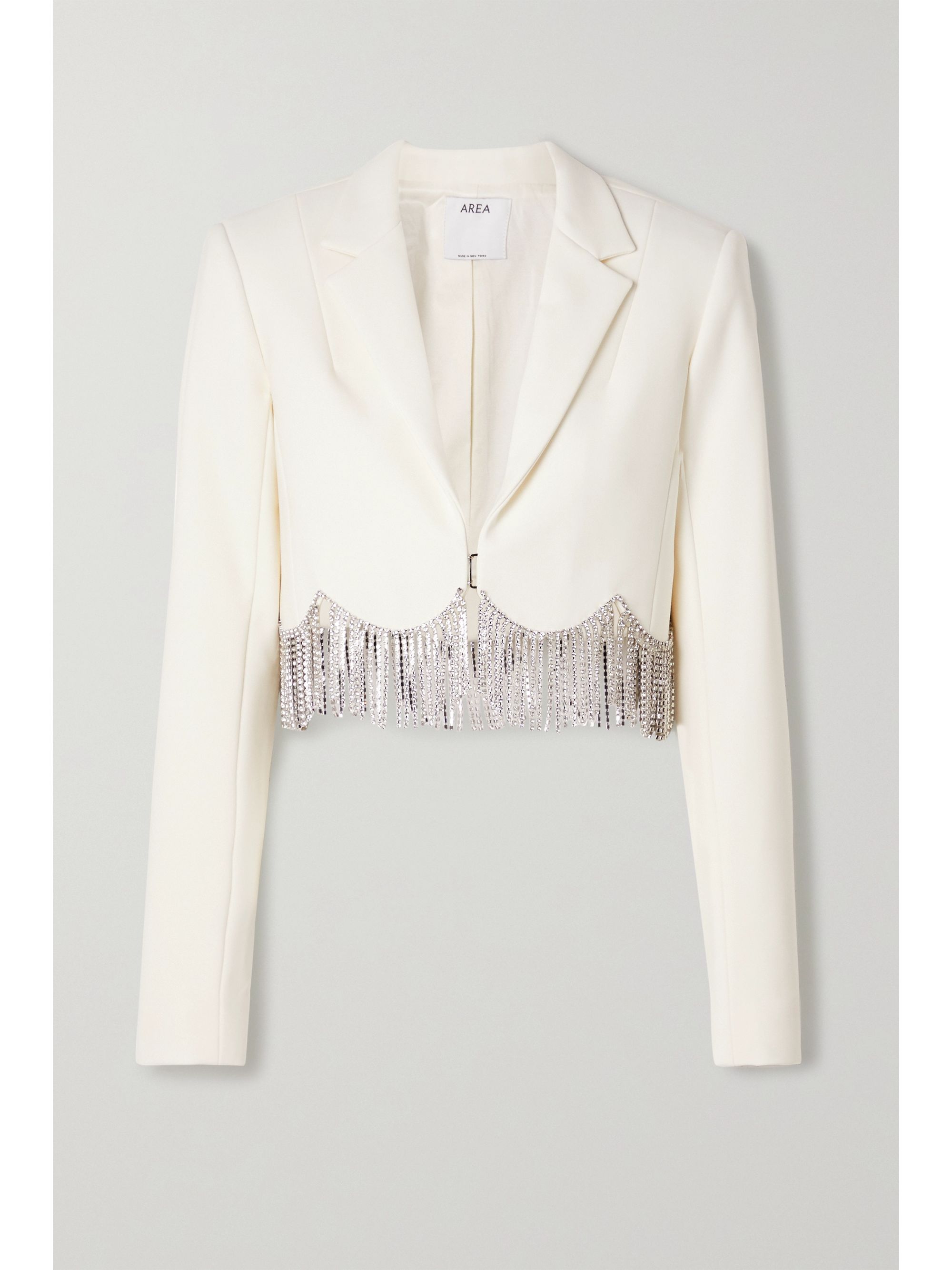 Ivory cropped blazer Clearance