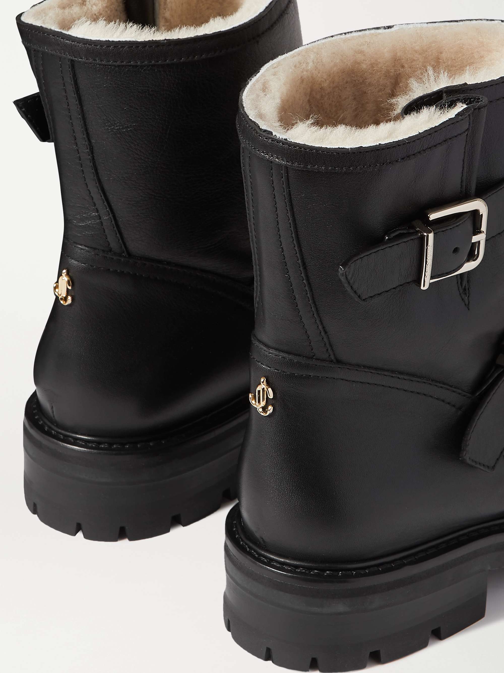 Jimmy Choo】Youth II Shearling アンクル ブーツ-