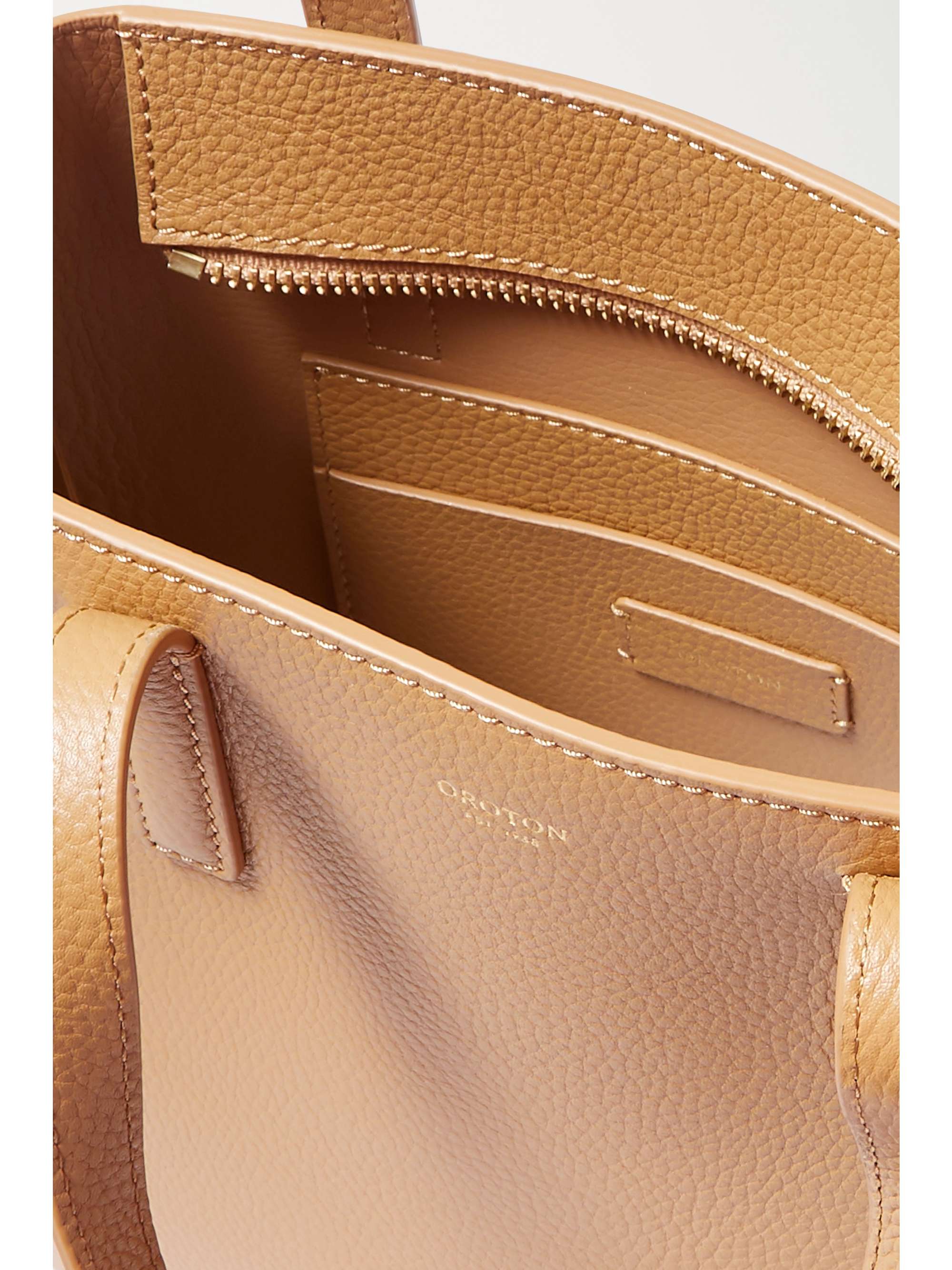 OROTON Anouk small textured-leather tote