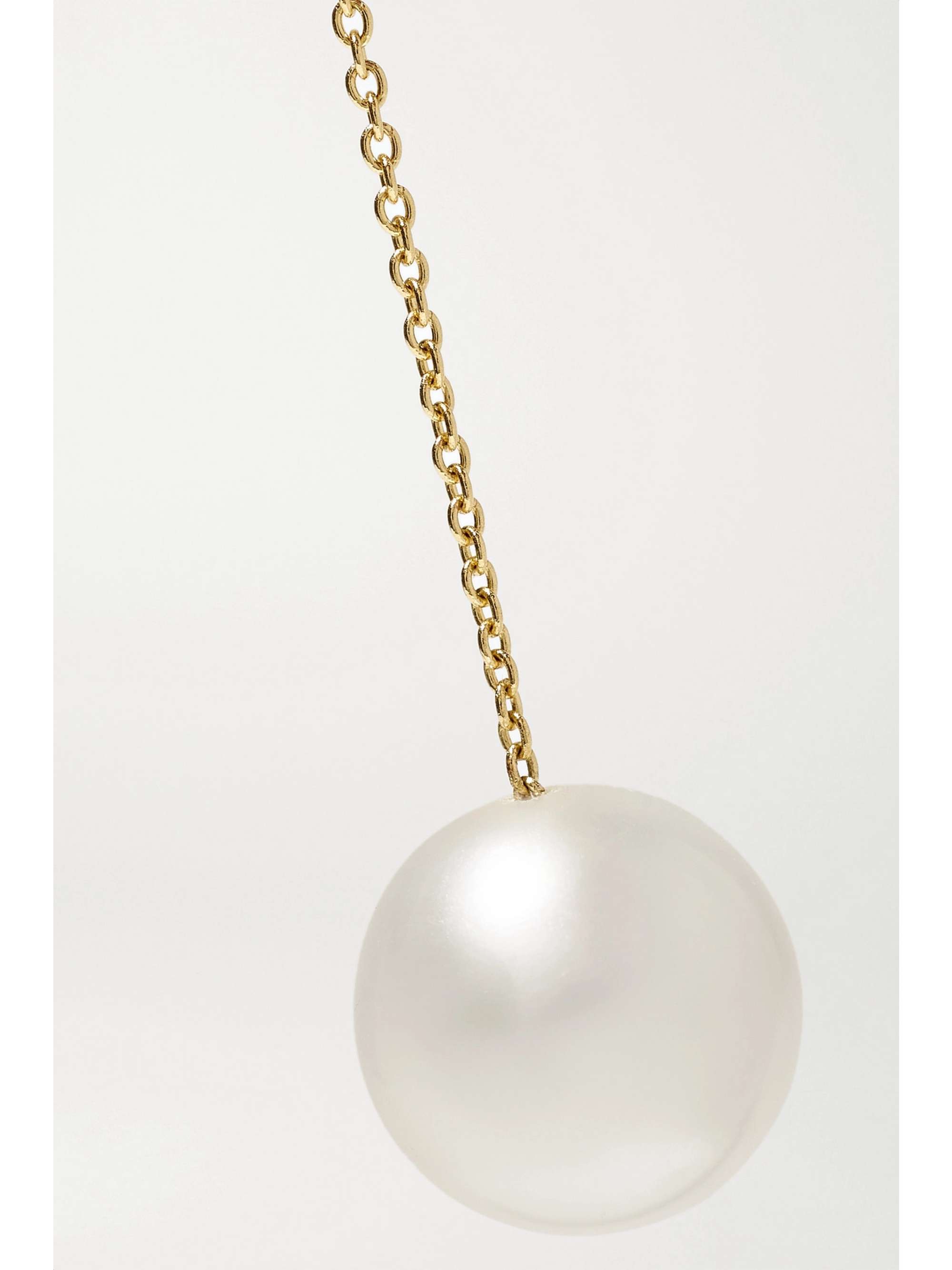 SOPHIE BILLE BRAHE Sirene Perle 14-karat gold pearl necklace