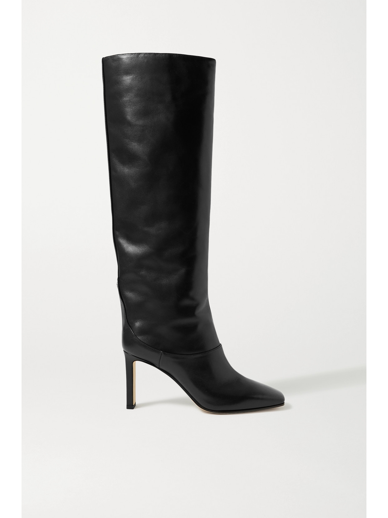 Jimmy Choo – Mahesa 85 Leather Knee Boots – Black