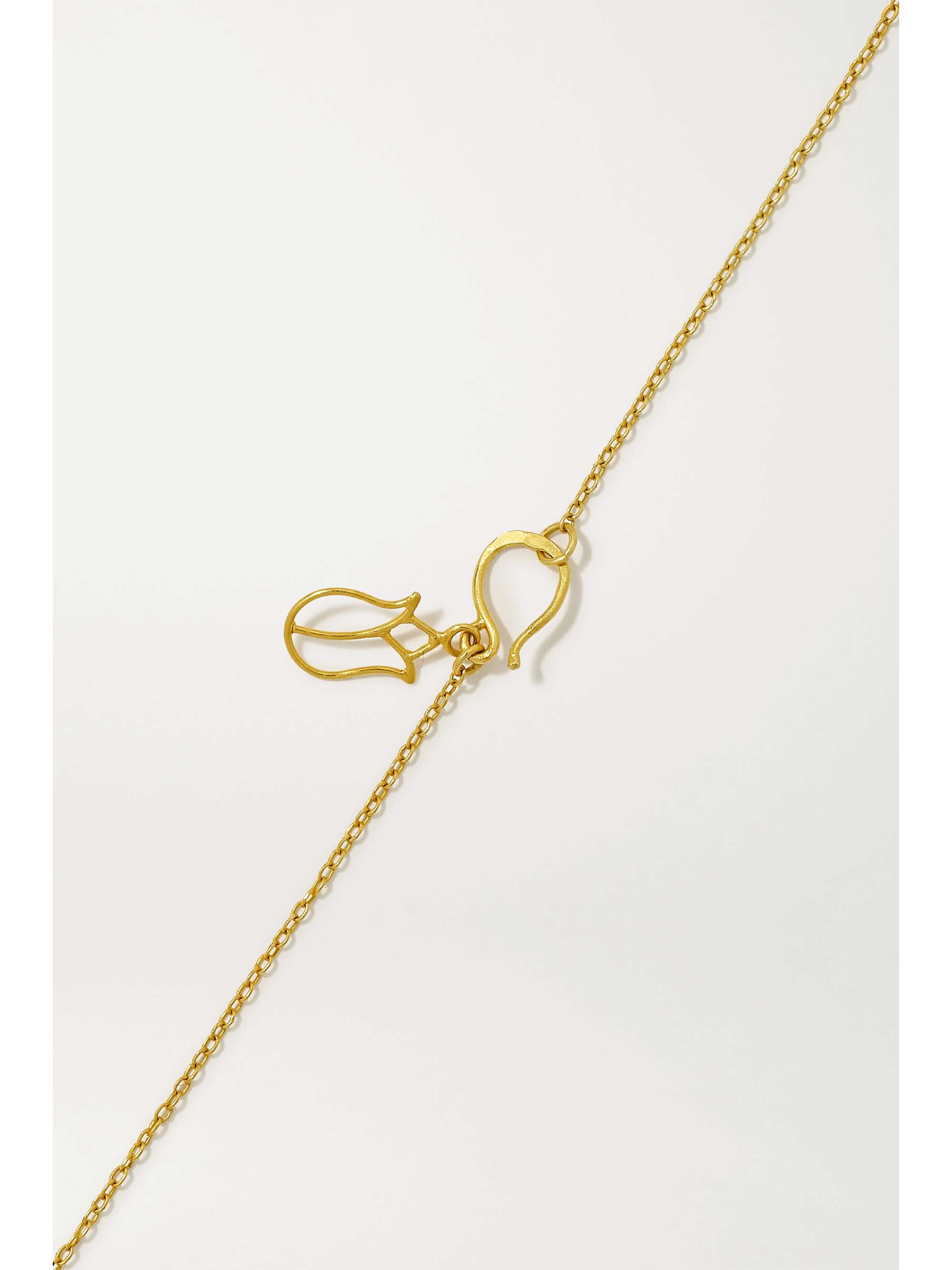 PIPPA SMALL 18-karat gold spinel necklace