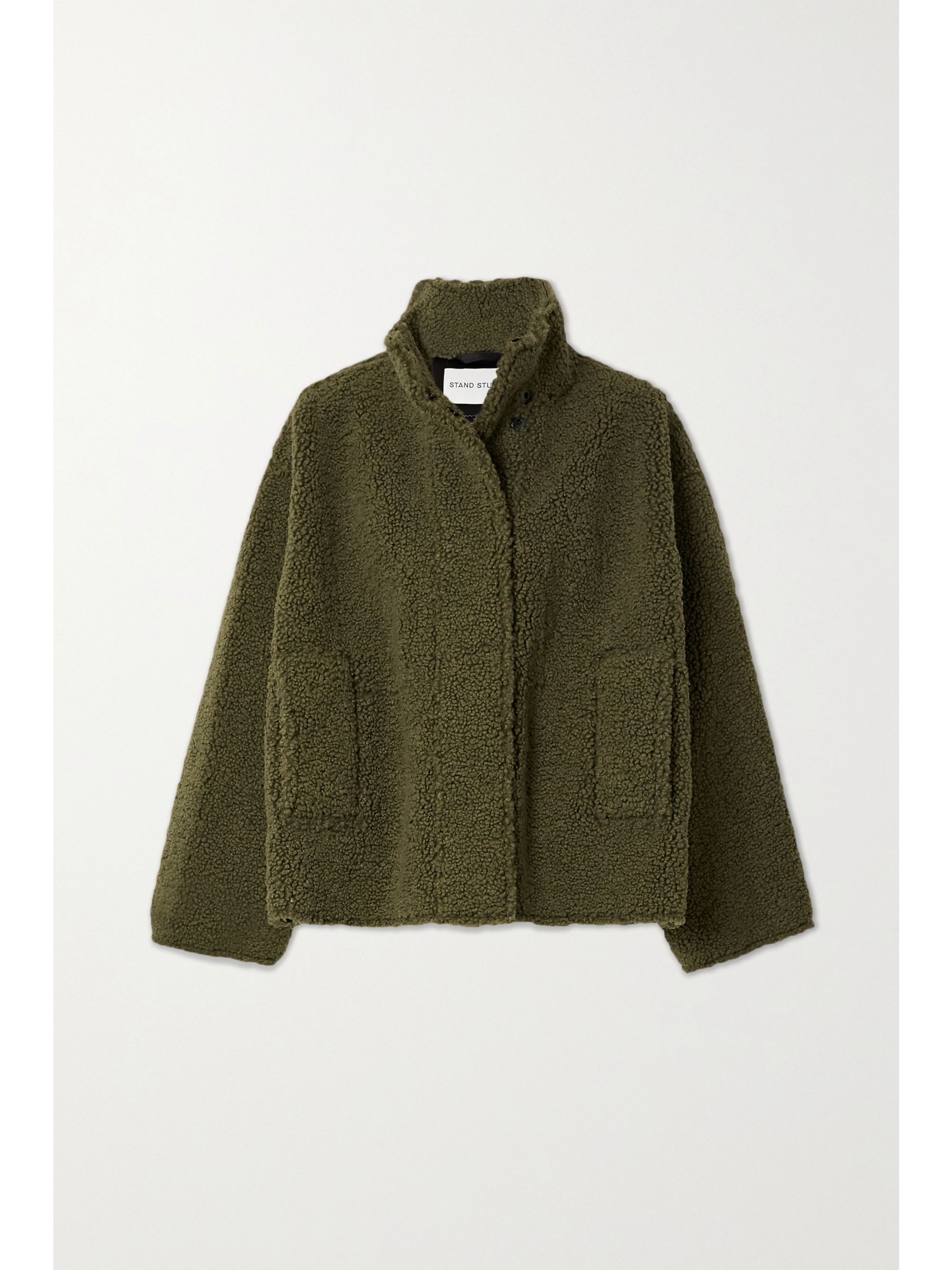 STAND STUDIO Hazel faux shearling jacket