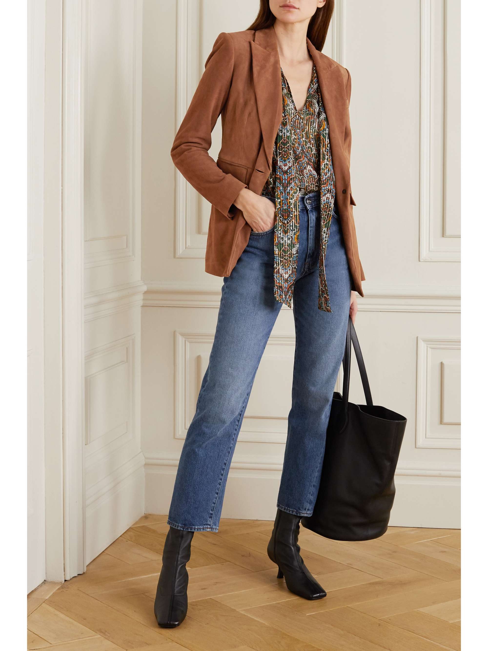 veronica beard long and lean jacket