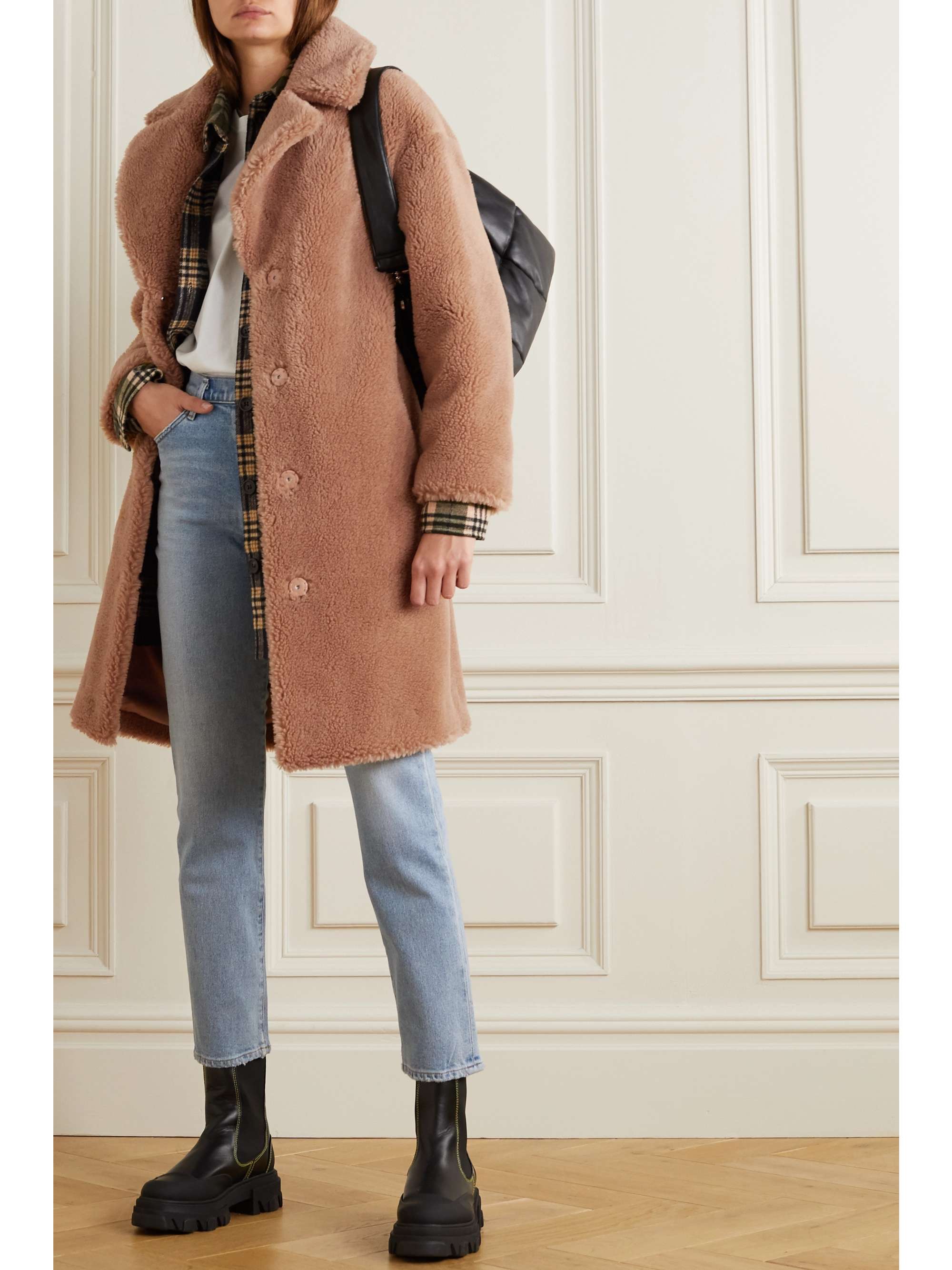 Camille Cocoon faux shearling coat Camille Cocoon faux shearling coat