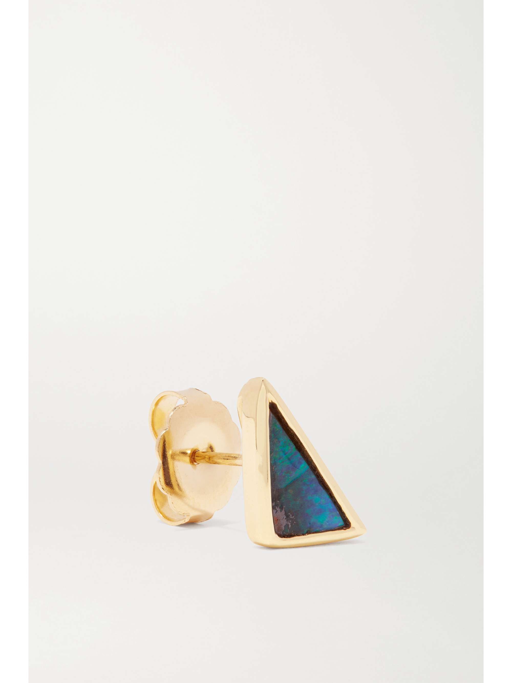 KIMBERLY MCDONALD 18-karat gold opal earrings
