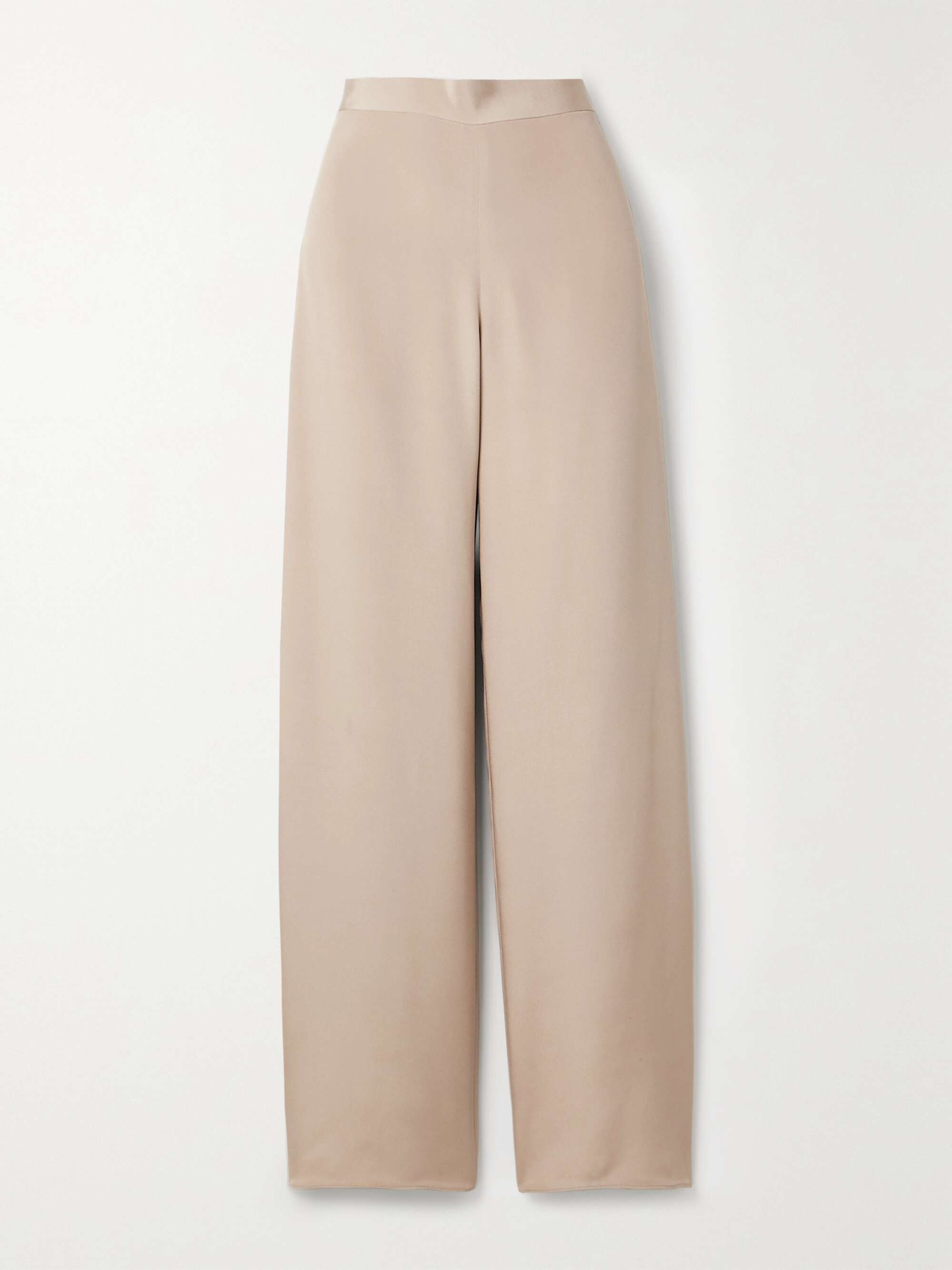 THE ROW Ole silksatin straightleg pants NETAPORTER