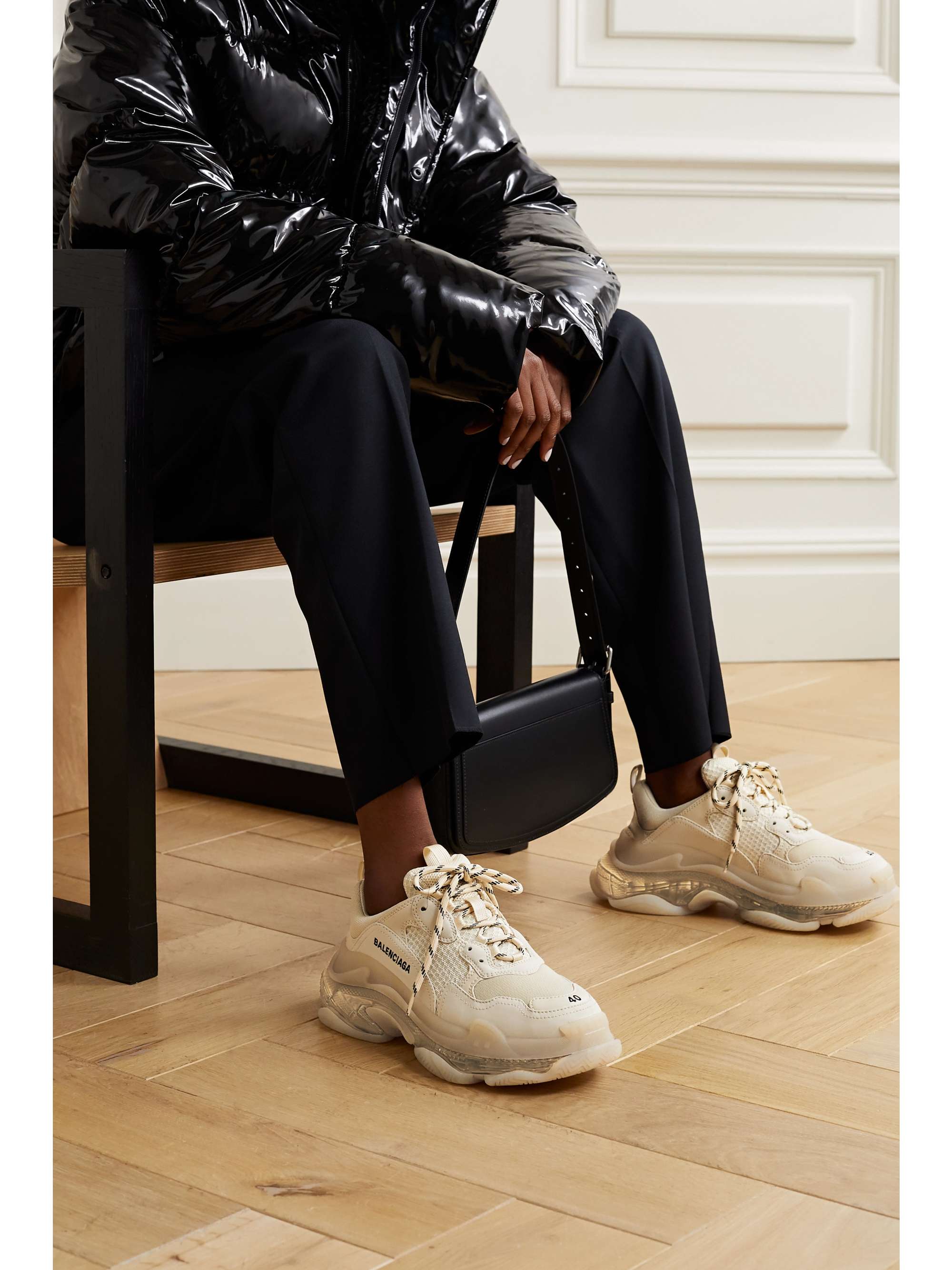 motto Kommerciel Tempel Off-white Triple S logo-embroidered leather, nubuck and mesh sneakers |  BALENCIAGA | NET-A-PORTER