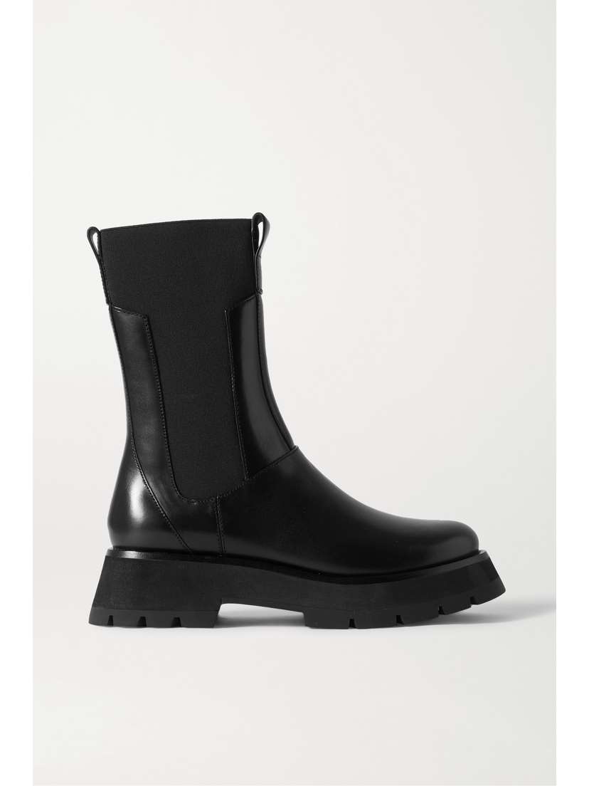 3.1 Phillip Lim Kate Leather Chelsea Combat Boots