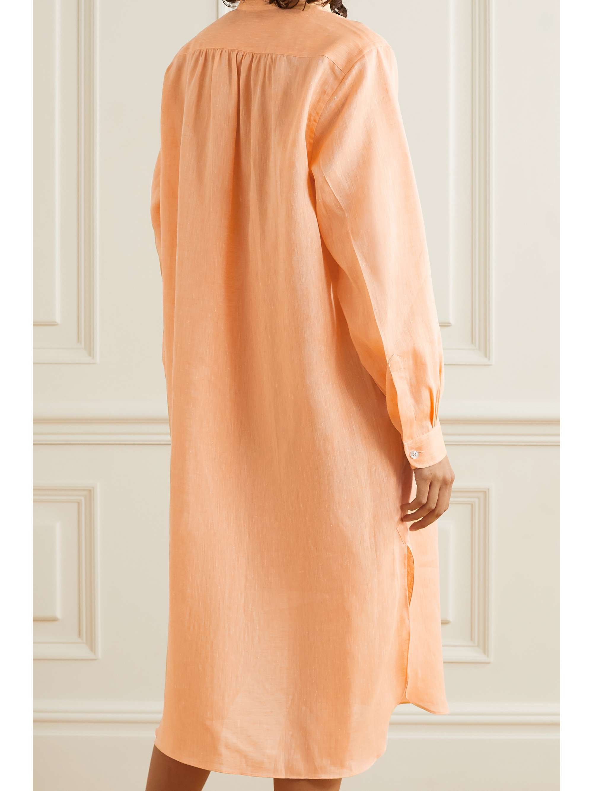 CHARVET Elysee oversized cotton-poplin nightdress