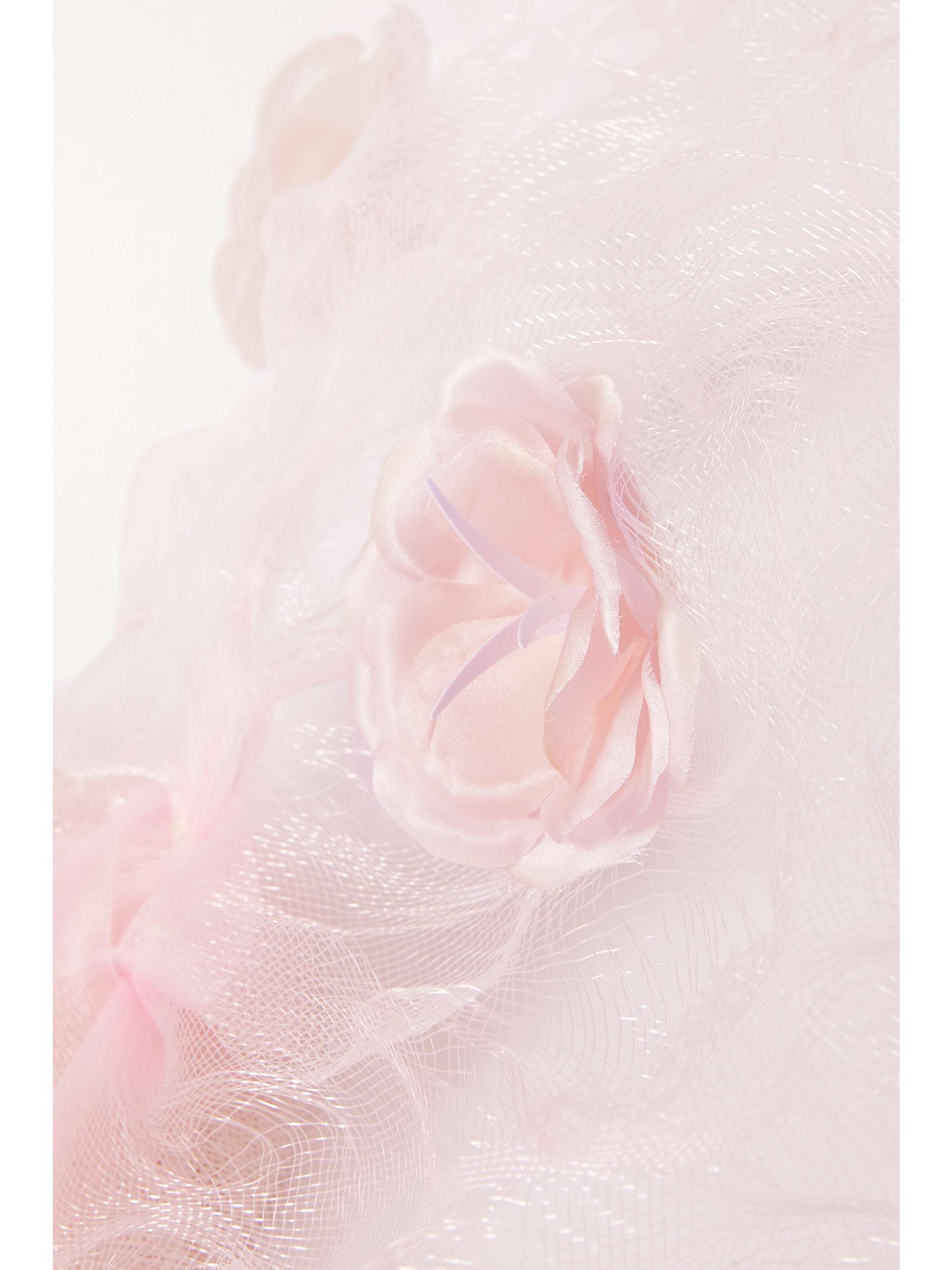 MERVE BAYINDIR Wangari tulle, silk and crinoline fascinator