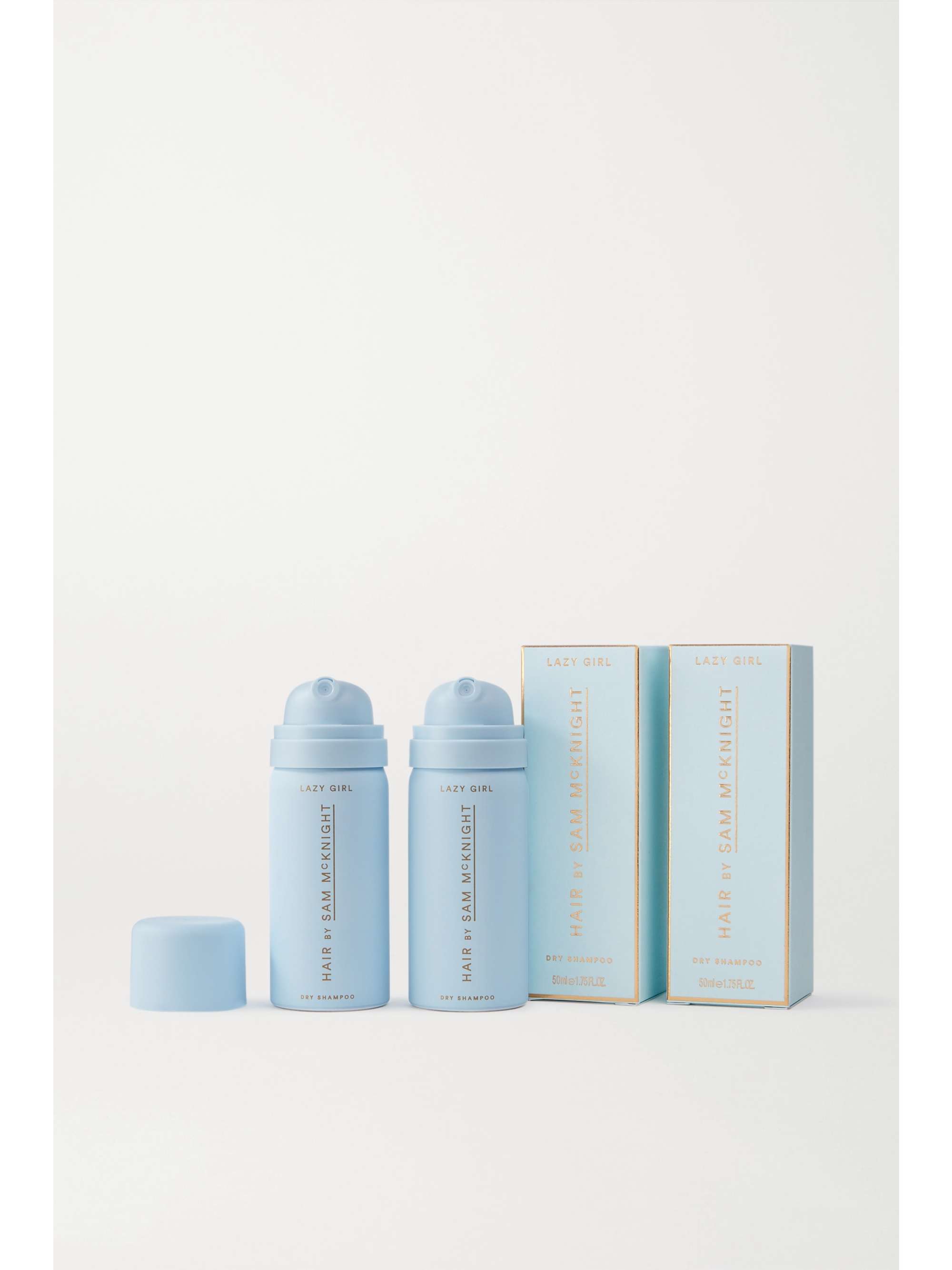 HAIR BY SAM MCKNIGHT Lazy Girl Dry Shampoo, 2 x 50ml