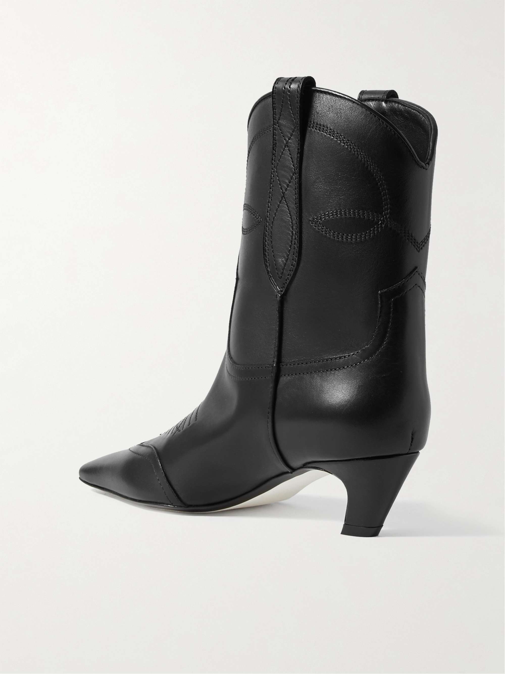 KHAITE Dallas suede ankle boots
