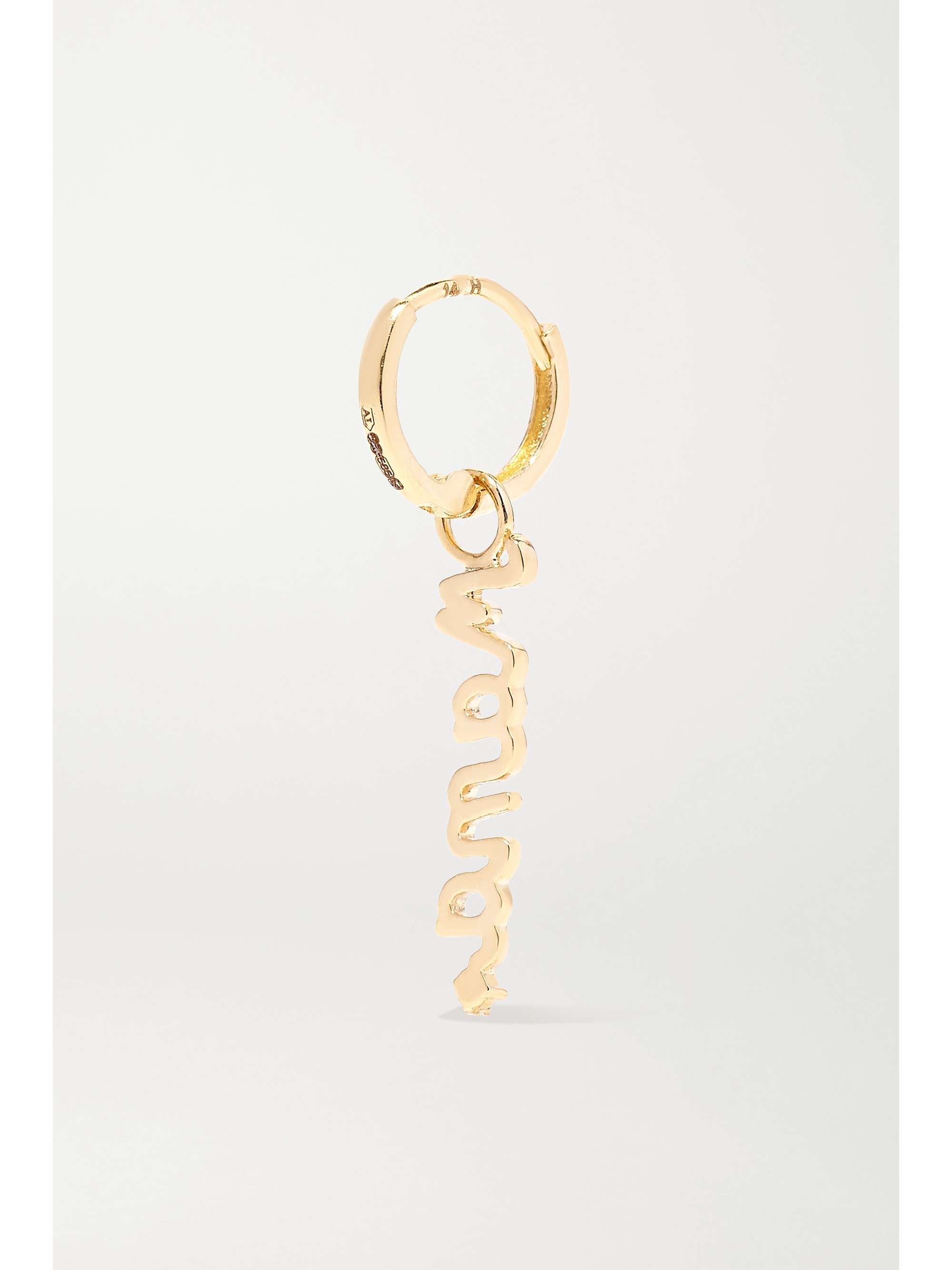 ALISON LOU Mama Huggy 14-karat gold diamond earring