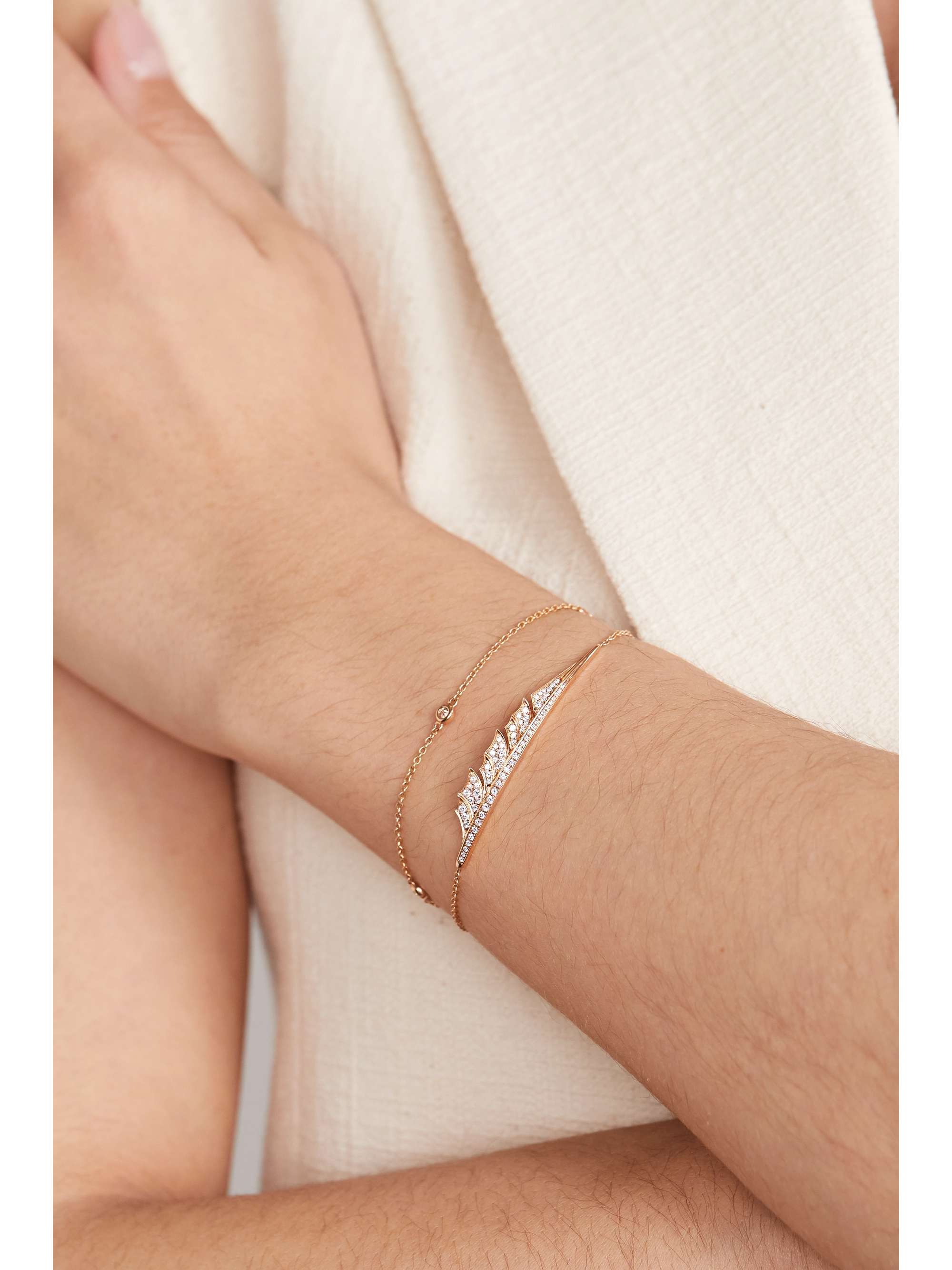 STEPHEN WEBSTER + NET SUSTAIN Magnipheasant 18-karat rose gold bracelet
