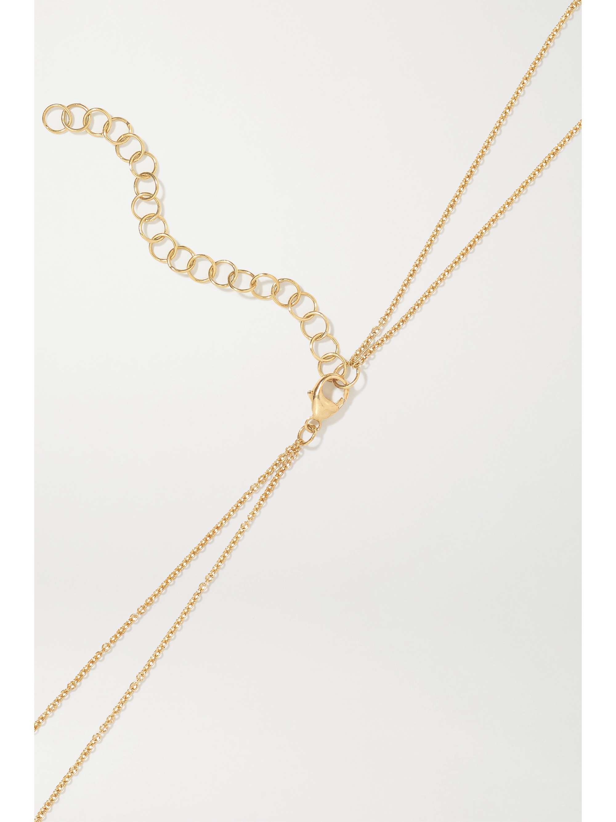 KIMBERLY MCDONALD 18-karat gold diamond body chain
