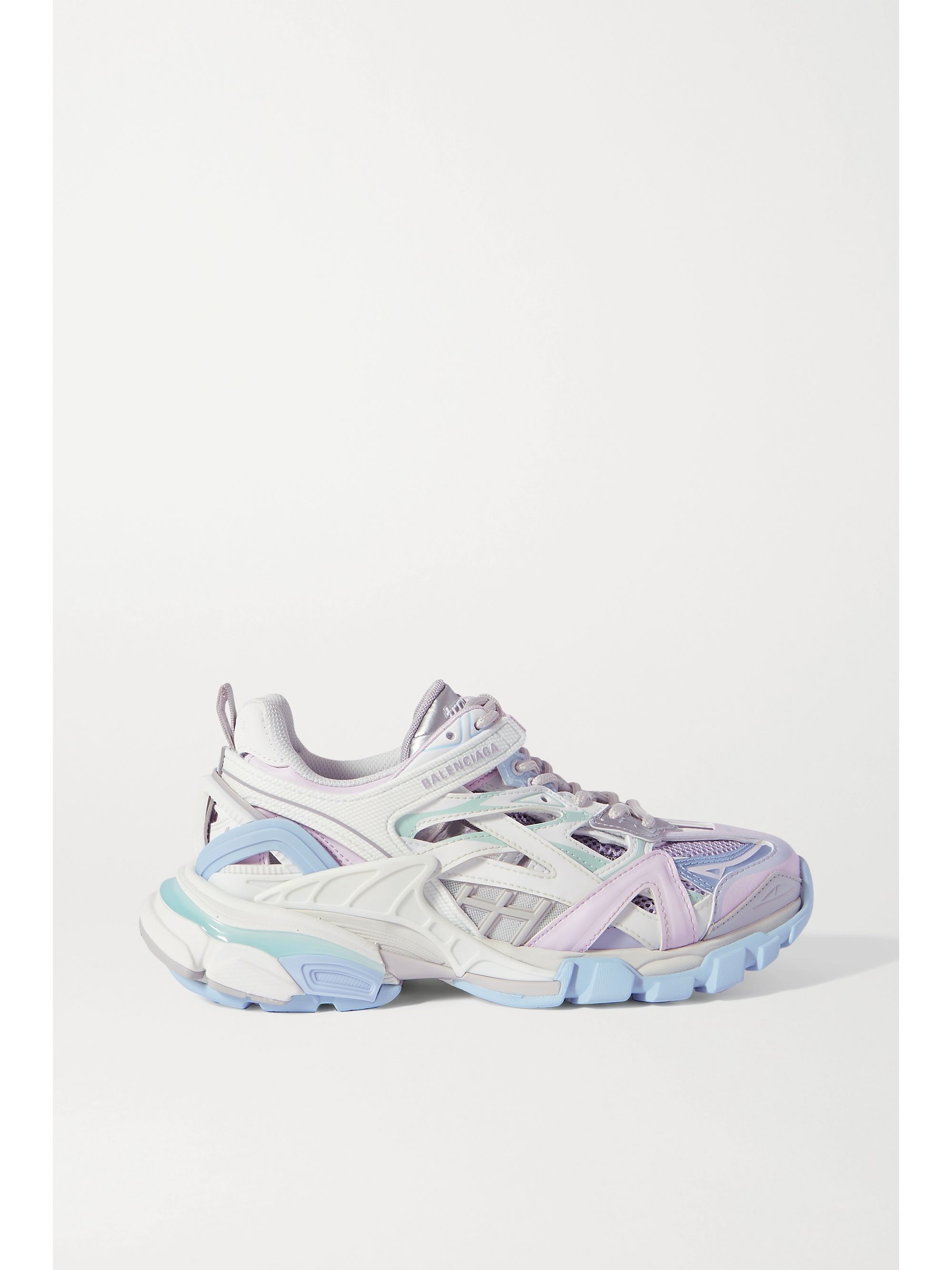 balenciaga track 2 white light blue