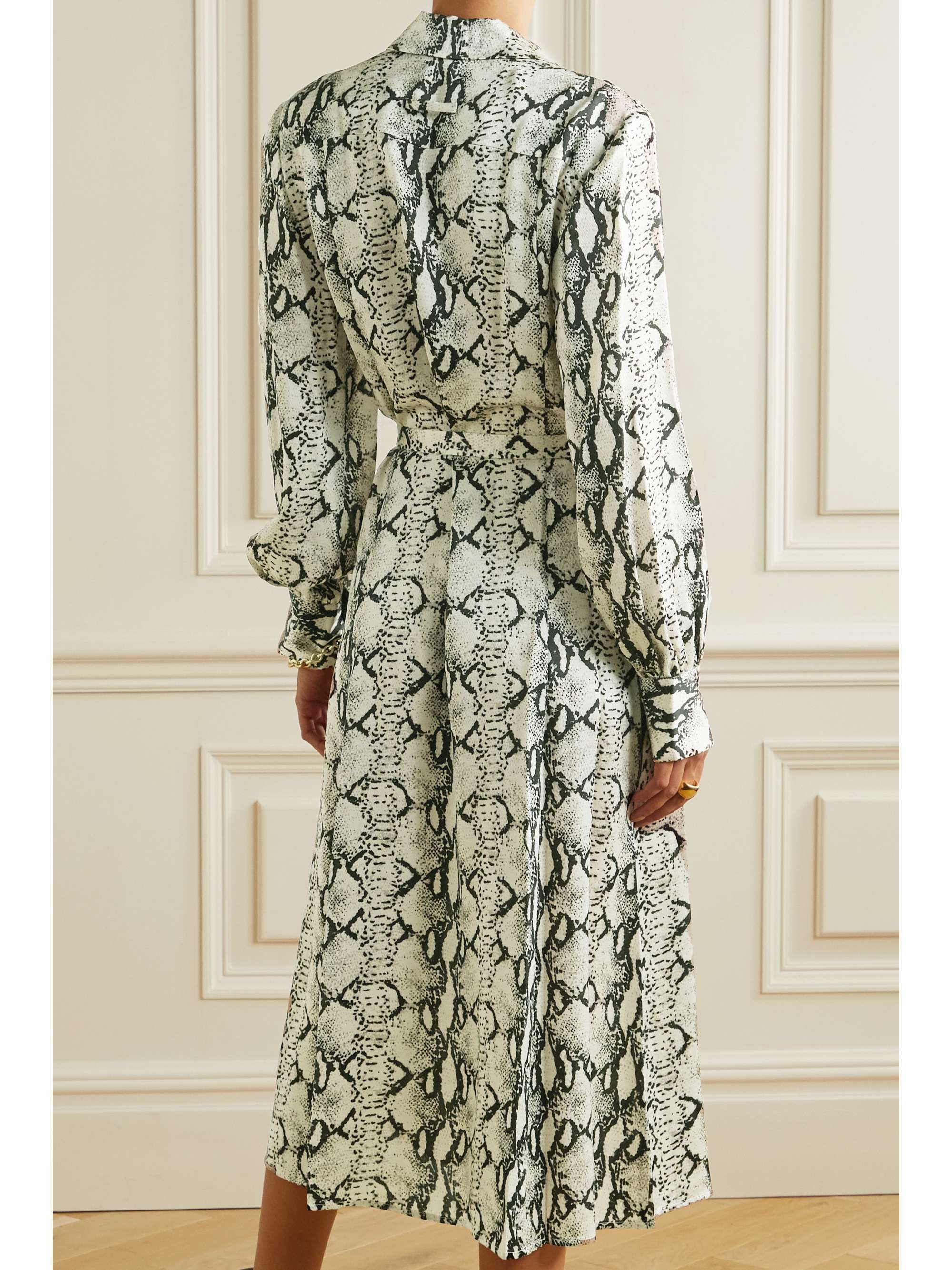 jason wu green silk dress