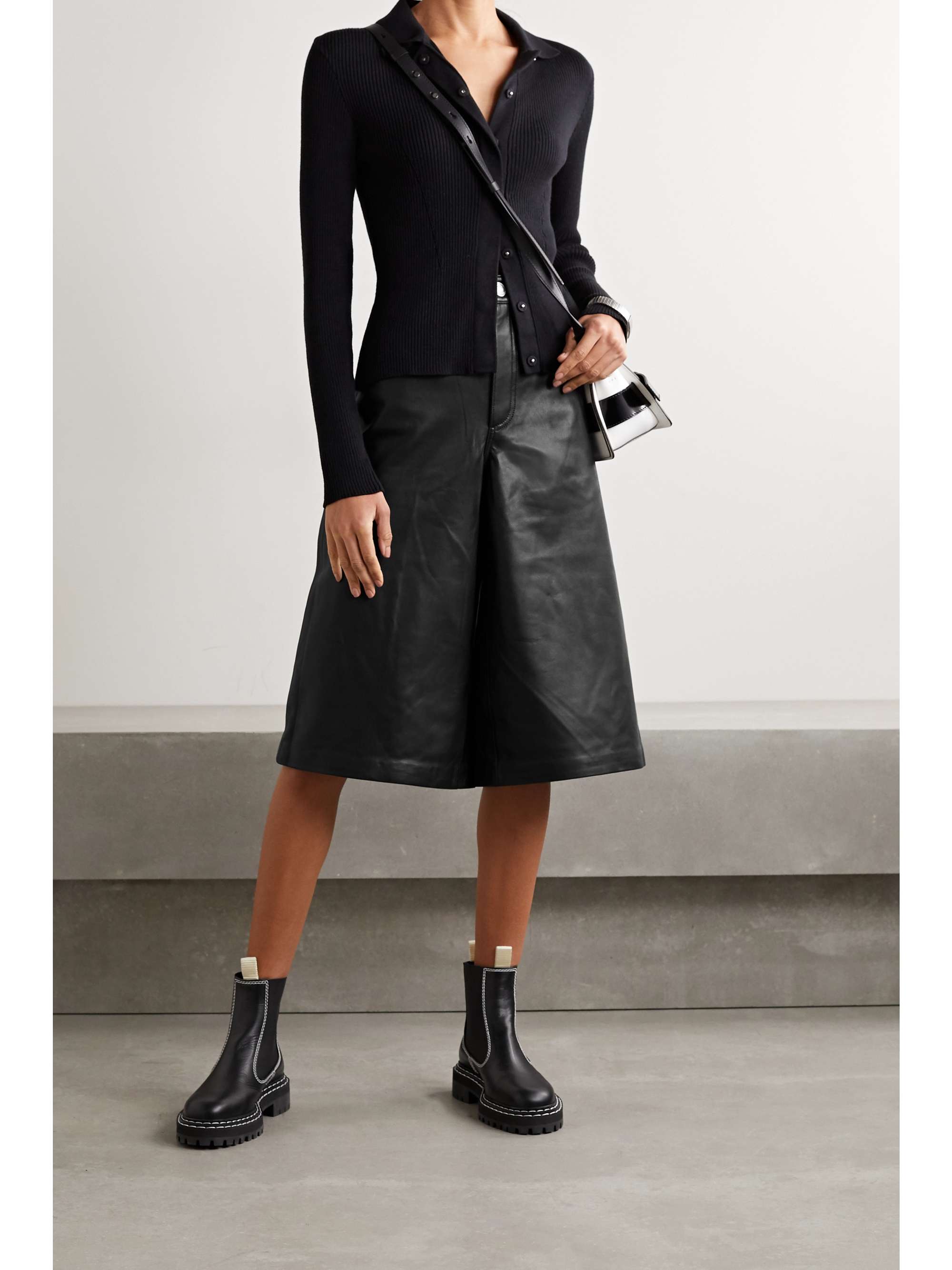 RAG & BONE Leather culottes