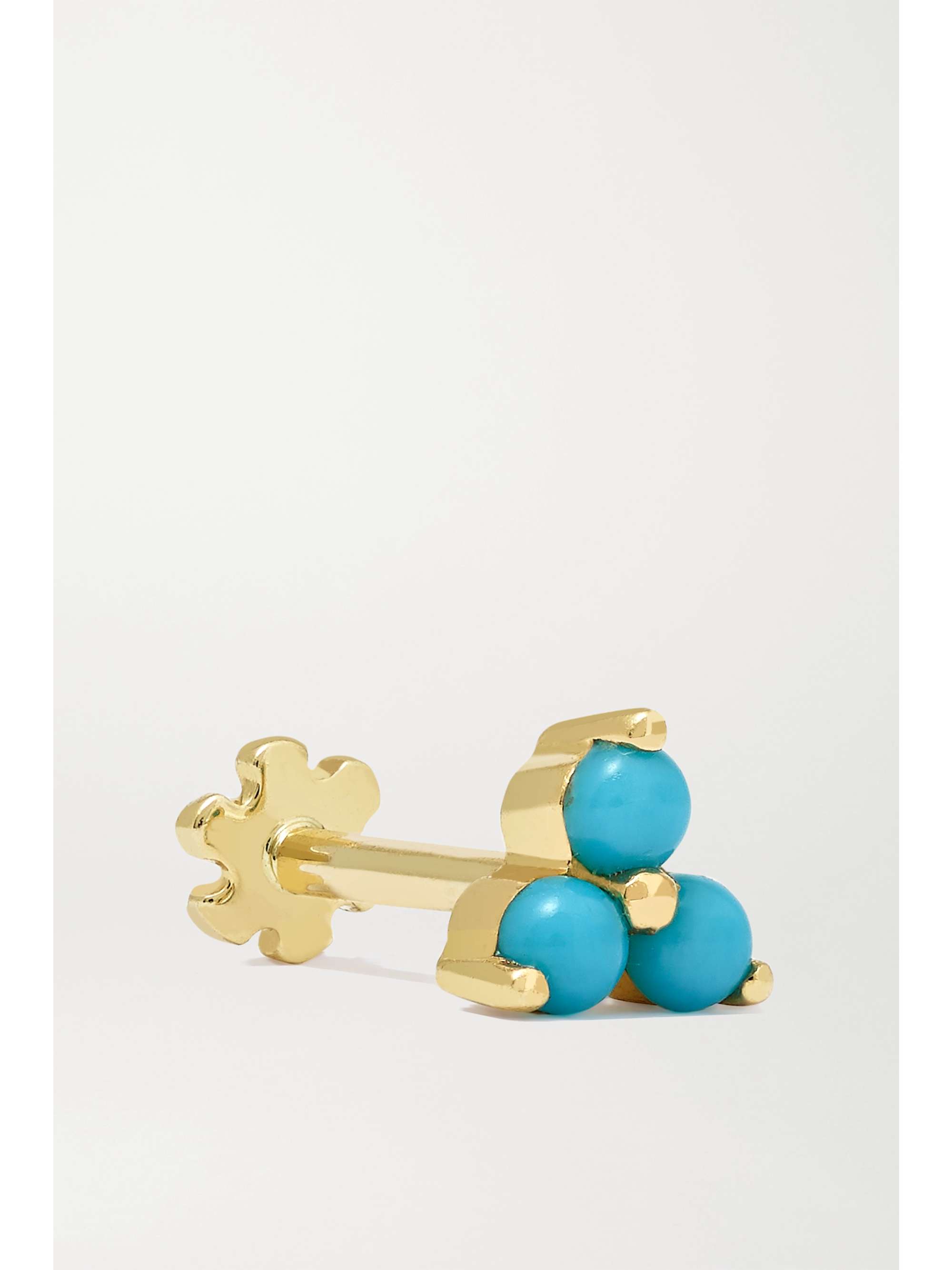 MARIA TASH 14-karat gold turquoise earring