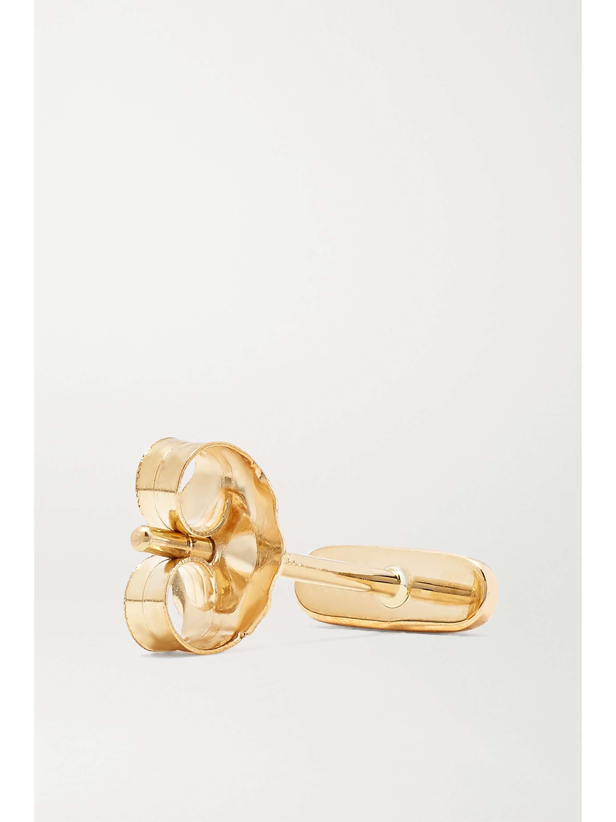 ALISON LOU Baguette 14-karat gold earring
