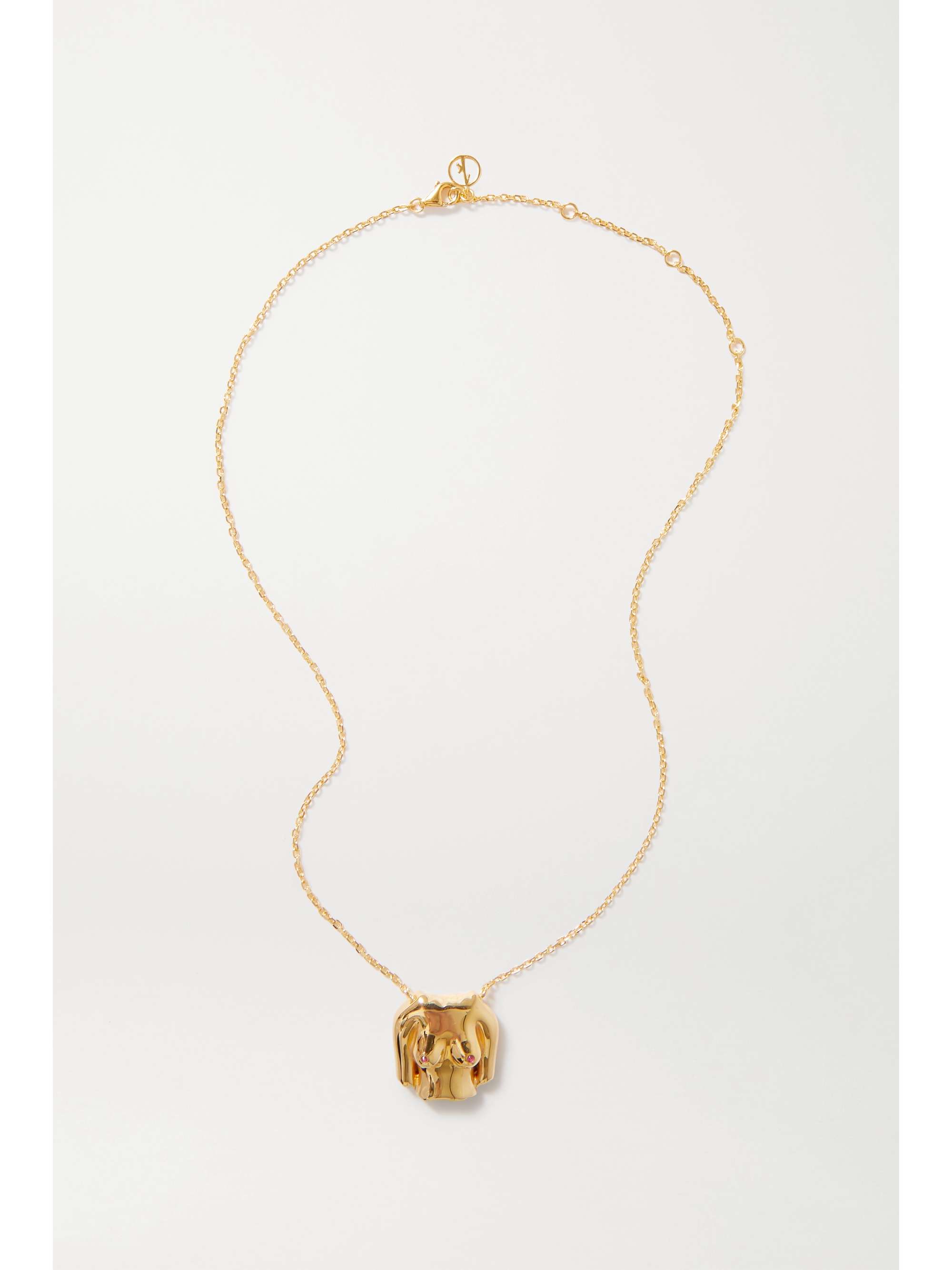 Gold Rubies Boobies gold-plated ruby 